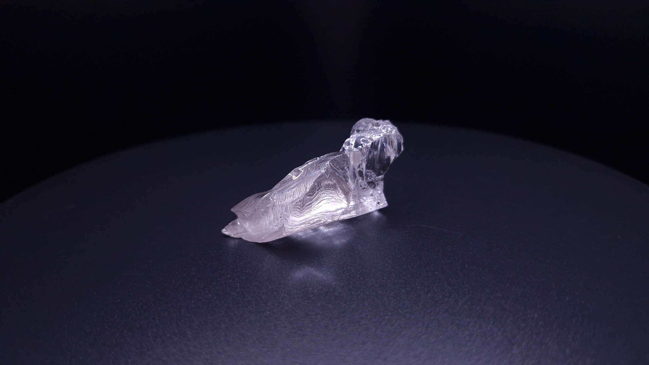 YAG белый гранат 32.59 гр. YAG garnet иттрий алюминиевый гранат ИАГ