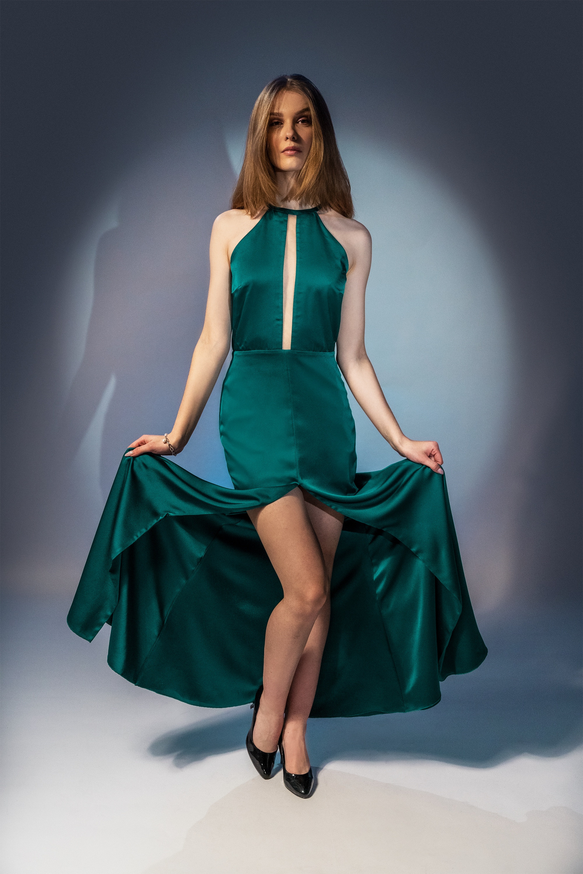 Бруклин (изумруд). Свадебный салон-ателье Бонжур в Минске Bonjour