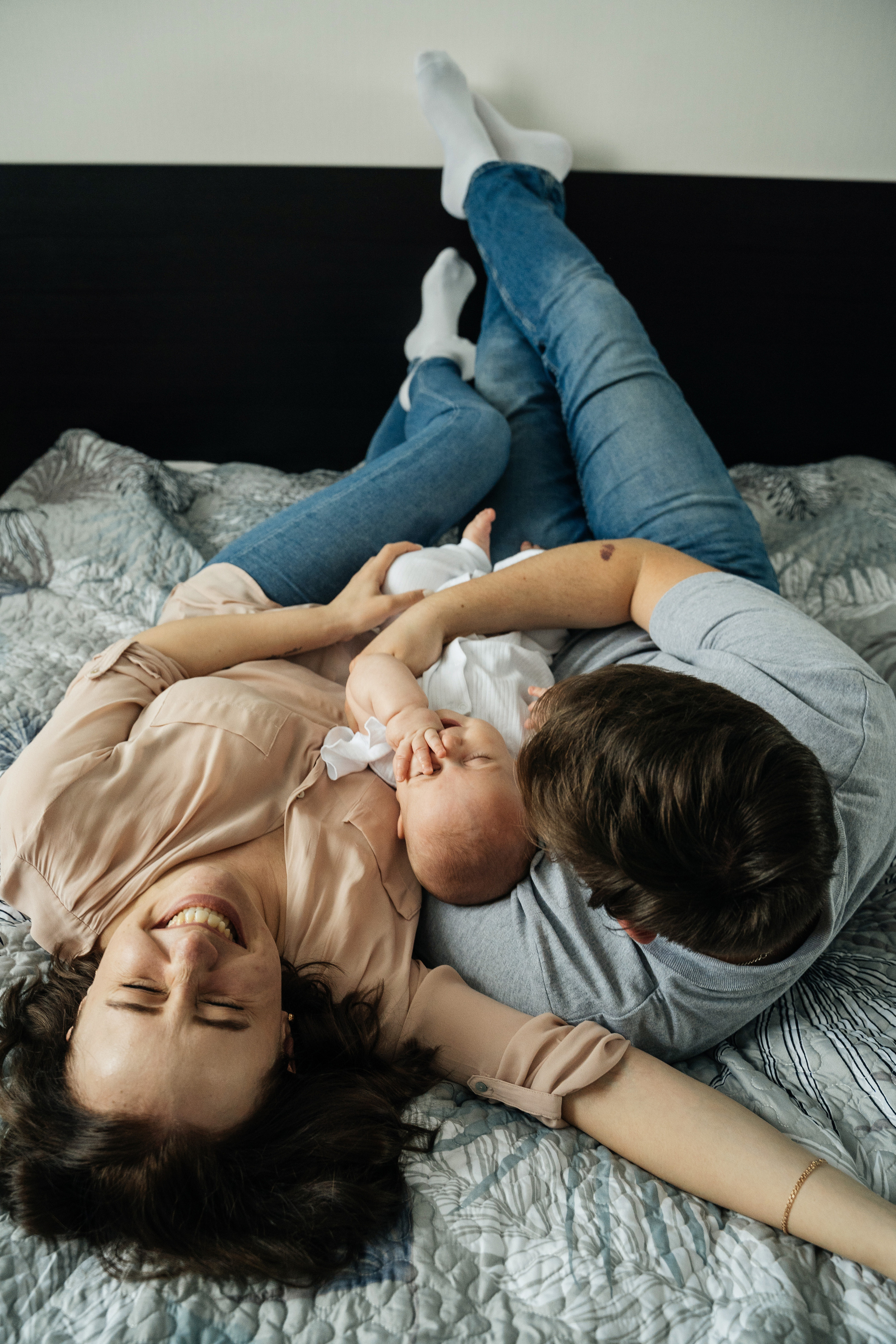 Малышка Мия с мамой Настей и папой Женей. Свадебный и семейный фотограф в Нижнем Новгороде Коданева Ольга