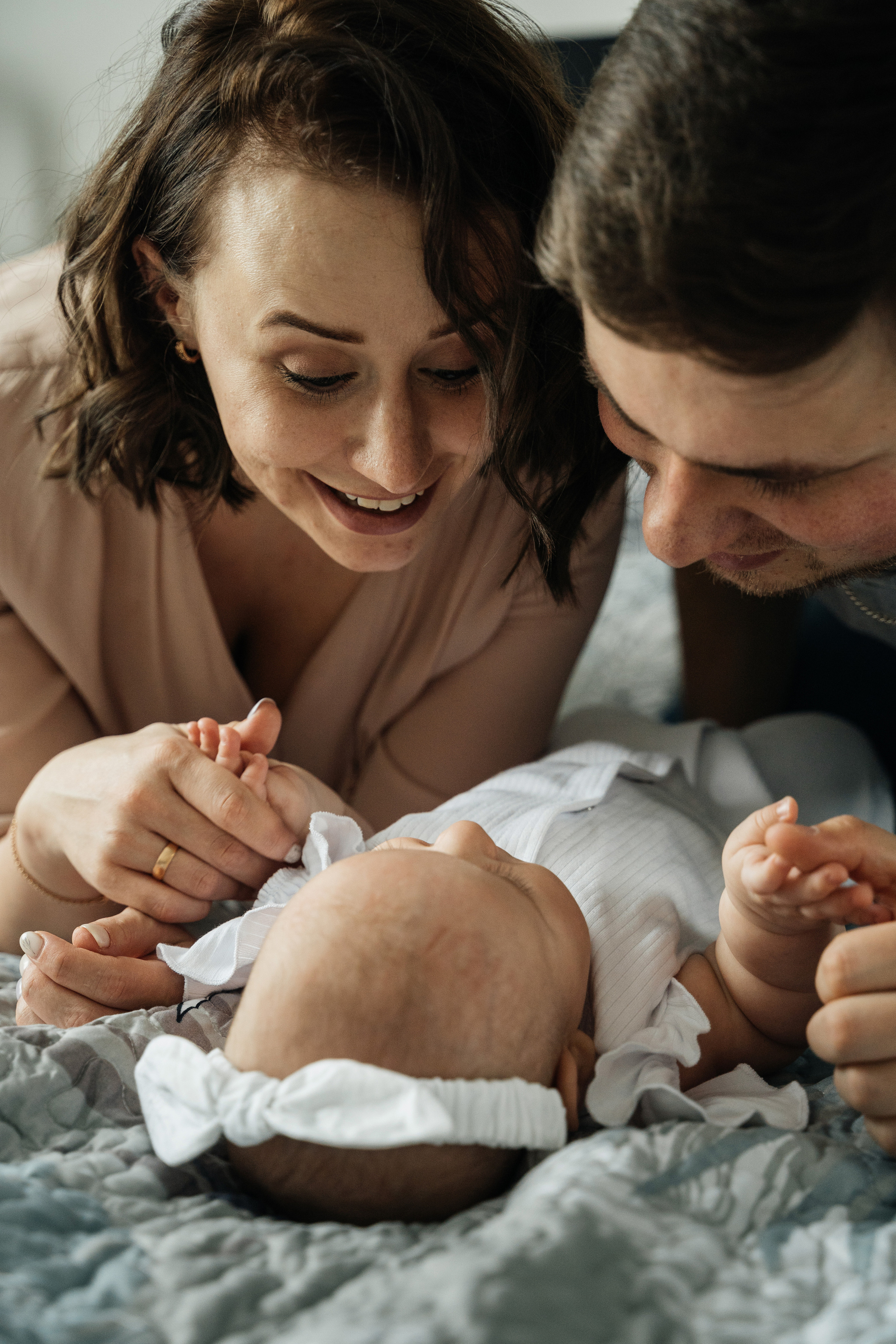 Малышка Мия с мамой Настей и папой Женей. Свадебный и семейный фотограф в Нижнем Новгороде Коданева Ольга
