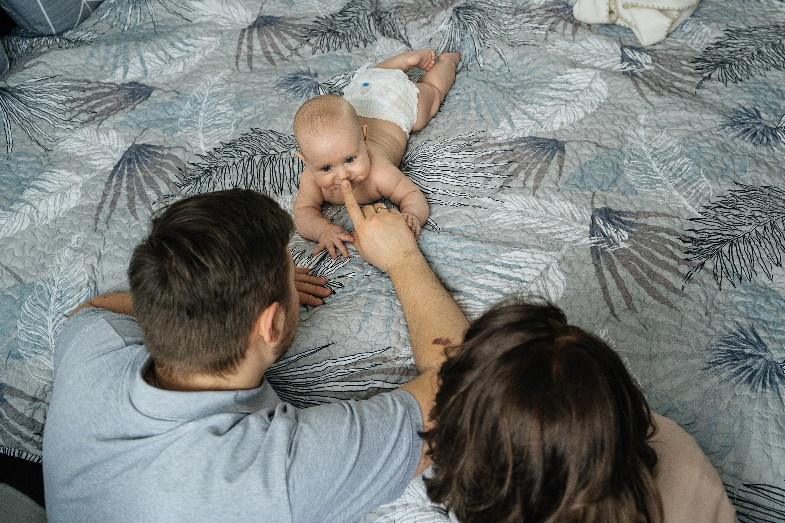 Малышка Мия с мамой Настей и папой Женей. Свадебный и семейный фотограф в Нижнем Новгороде Коданева Ольга