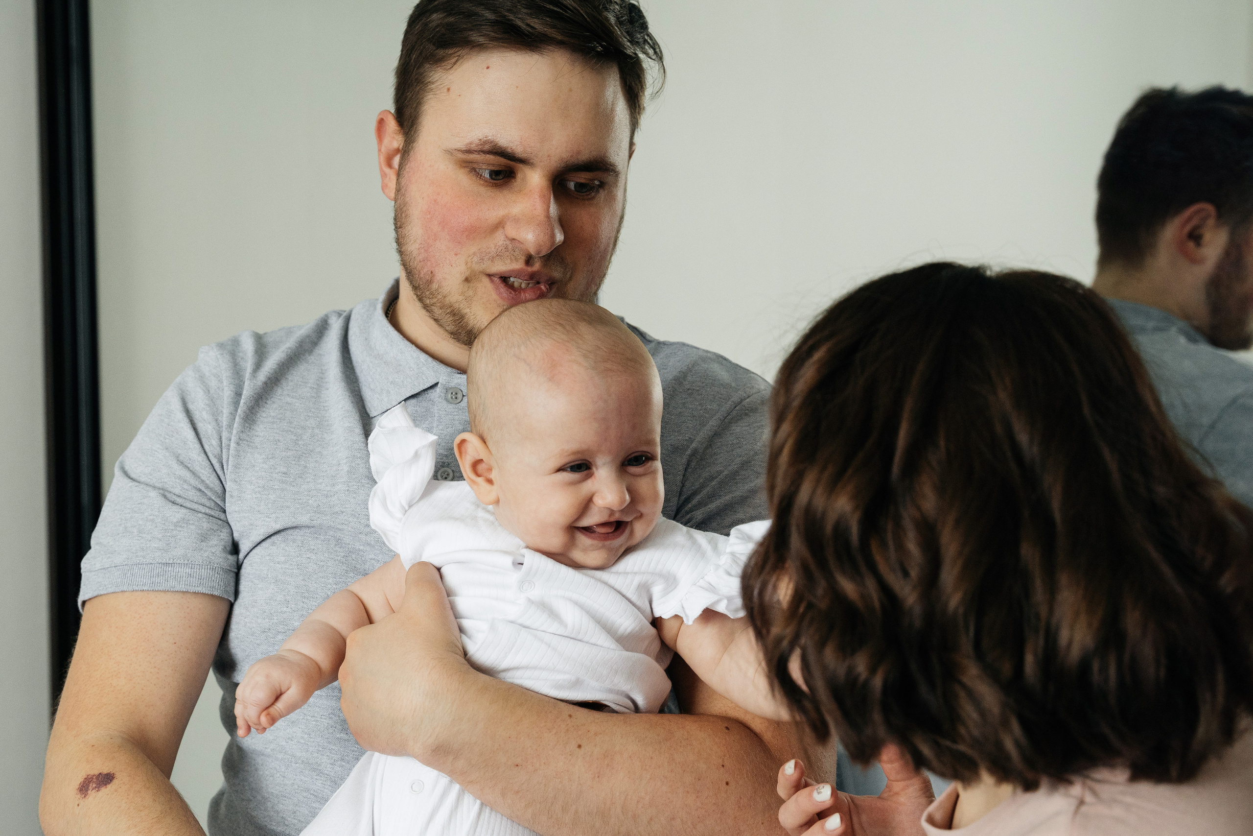 Малышка Мия с мамой Настей и папой Женей. Свадебный и семейный фотограф в Нижнем Новгороде Коданева Ольга