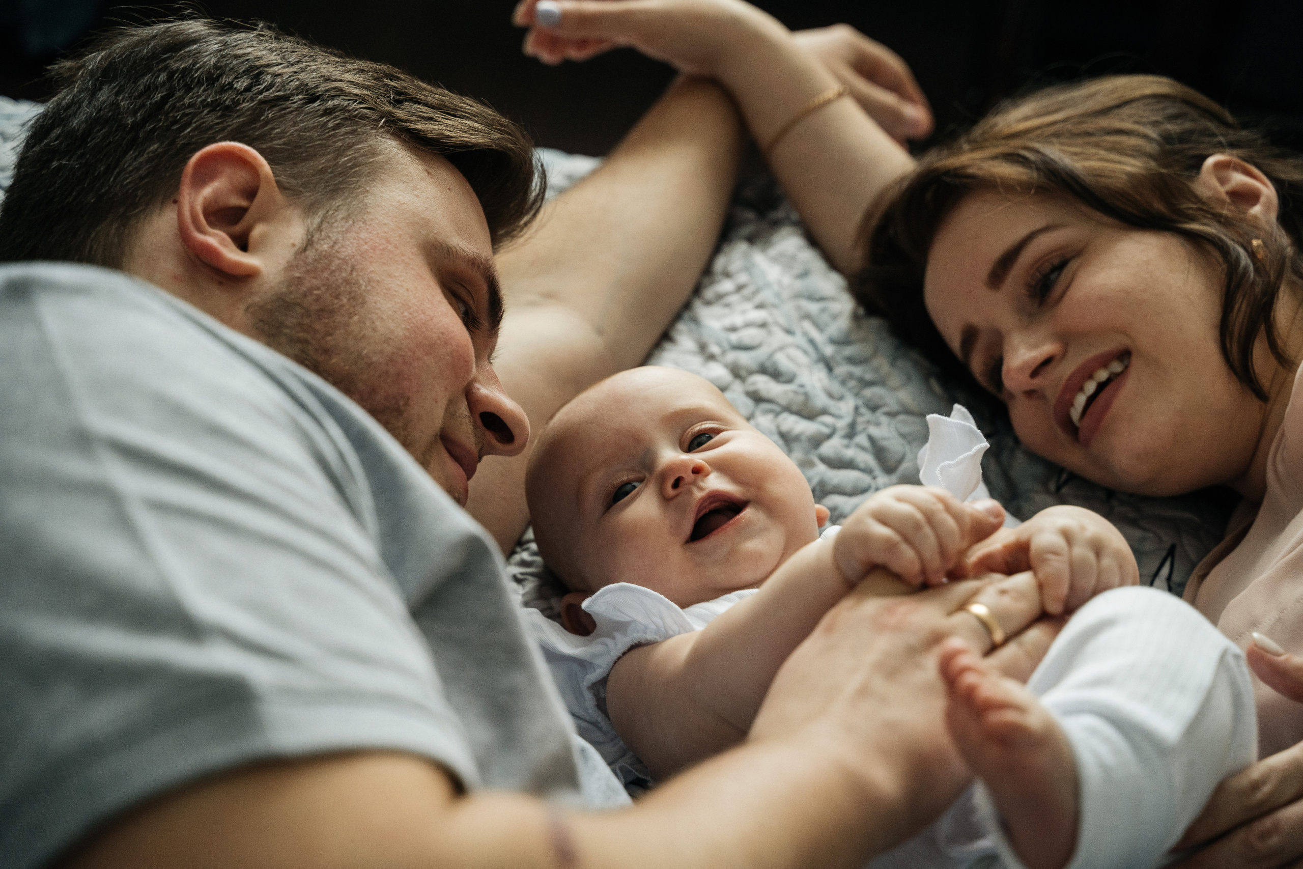 Малышка Мия с мамой Настей и папой Женей. Свадебный и семейный фотограф в Нижнем Новгороде Коданева Ольга