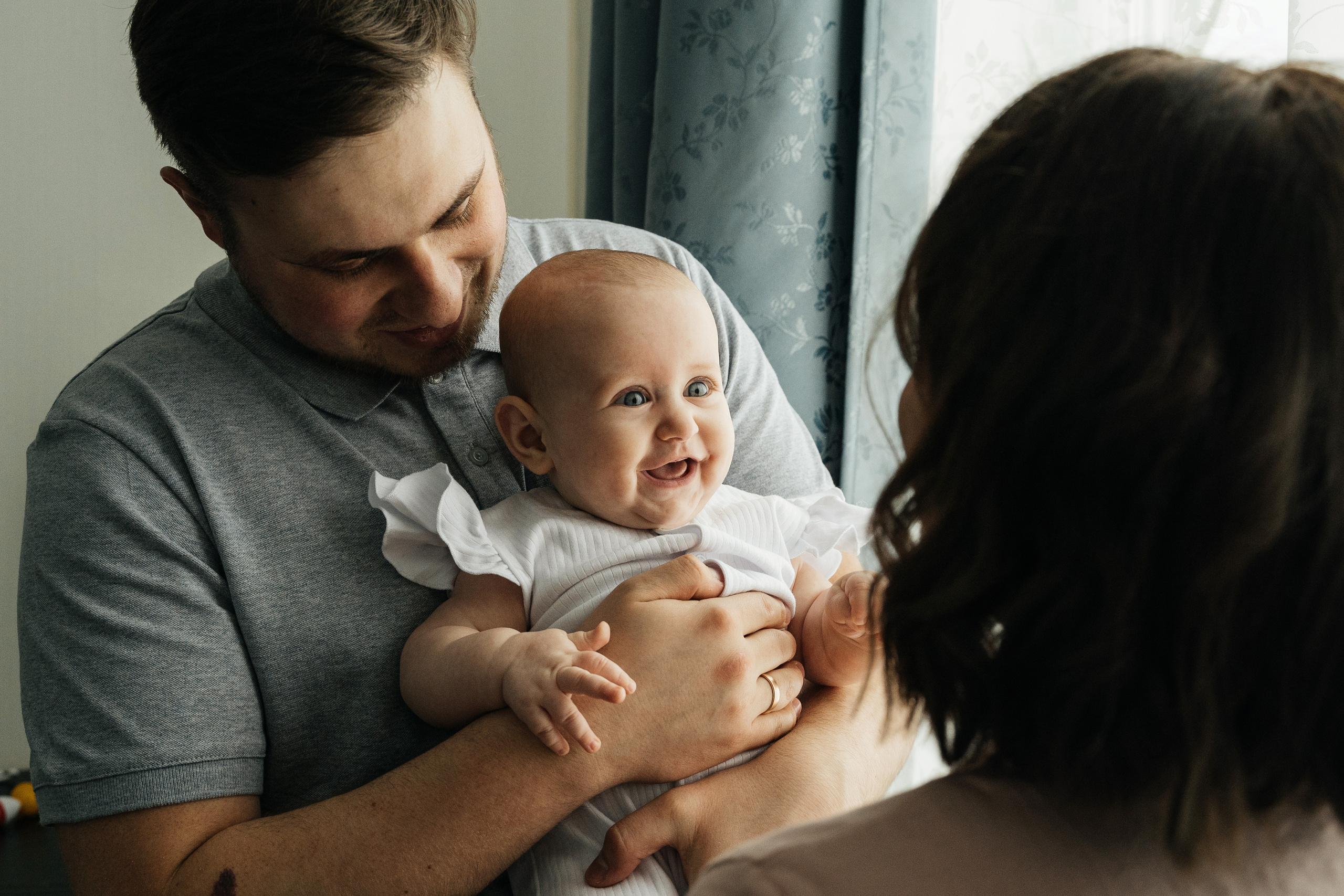 Малышка Мия с мамой Настей и папой Женей. Свадебный и семейный фотограф в Нижнем Новгороде Коданева Ольга