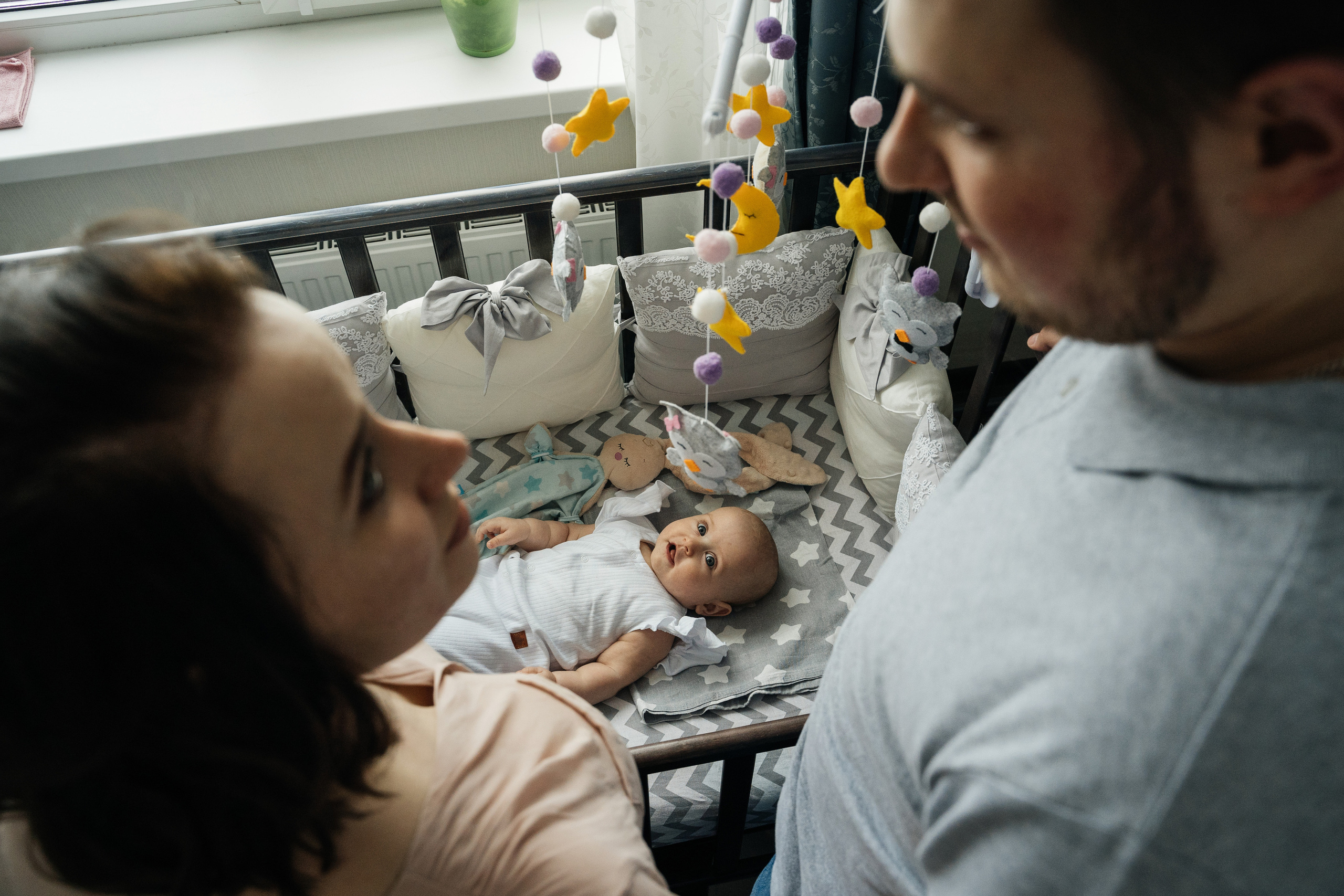 Малышка Мия с мамой Настей и папой Женей. Свадебный и семейный фотограф в Нижнем Новгороде Коданева Ольга