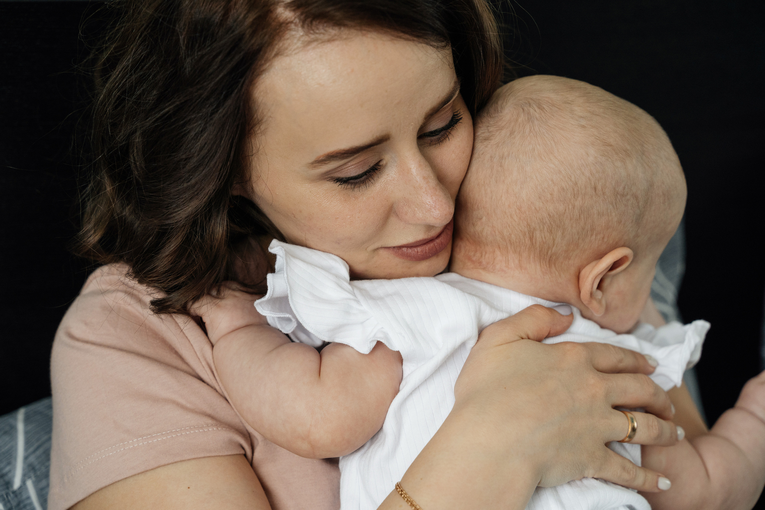 Малышка Мия с мамой Настей и папой Женей. Свадебный и семейный фотограф в Нижнем Новгороде Коданева Ольга