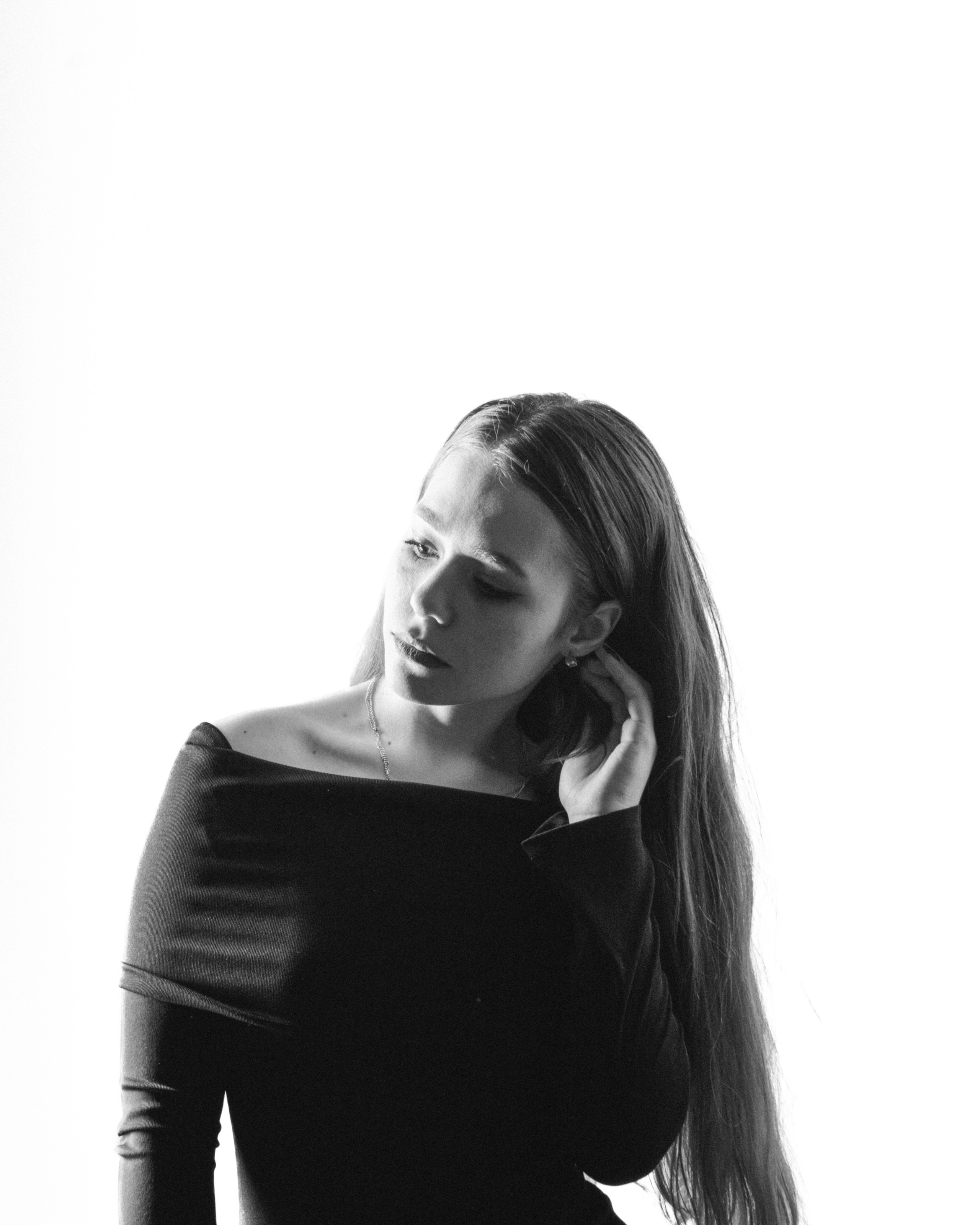 Черно-белый портрет. Портретный фотограф в Москве Владимир Саяпин