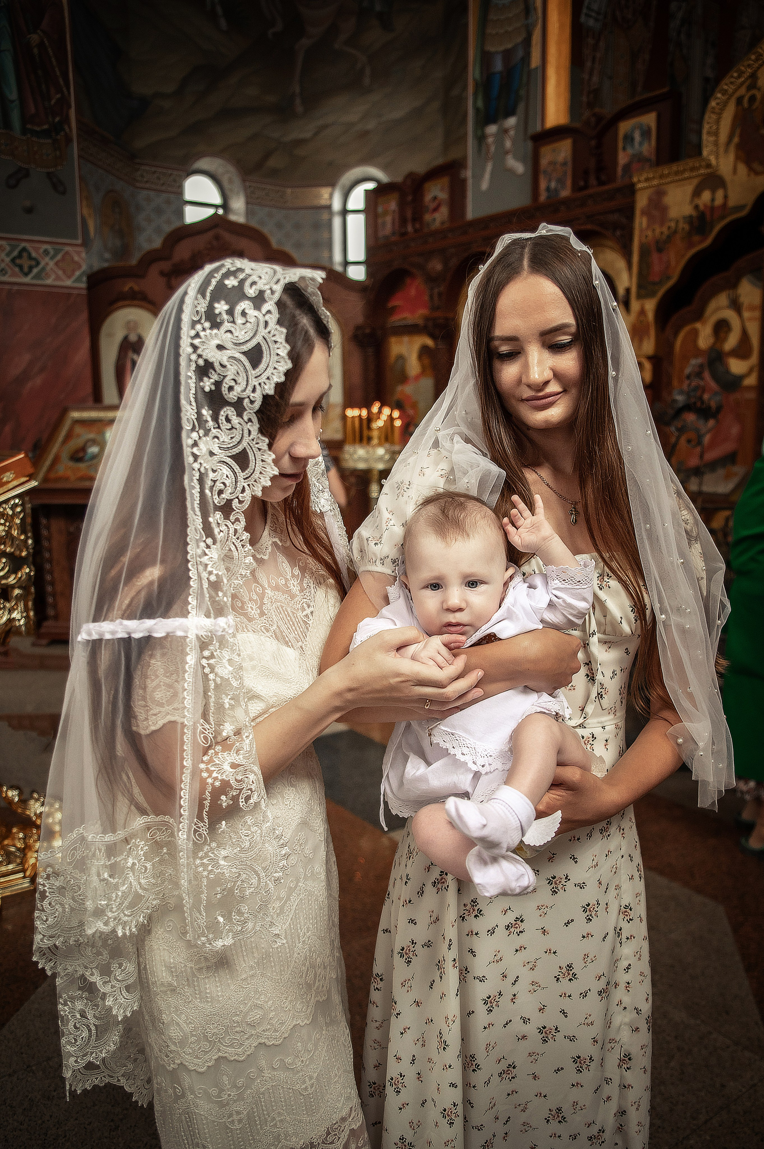 Таинство Крещения Романа, Храм Всех Святых Волгоград Мамаев Курган. Церковный, семейный и репортажный фотограф Волгоград, Волжский