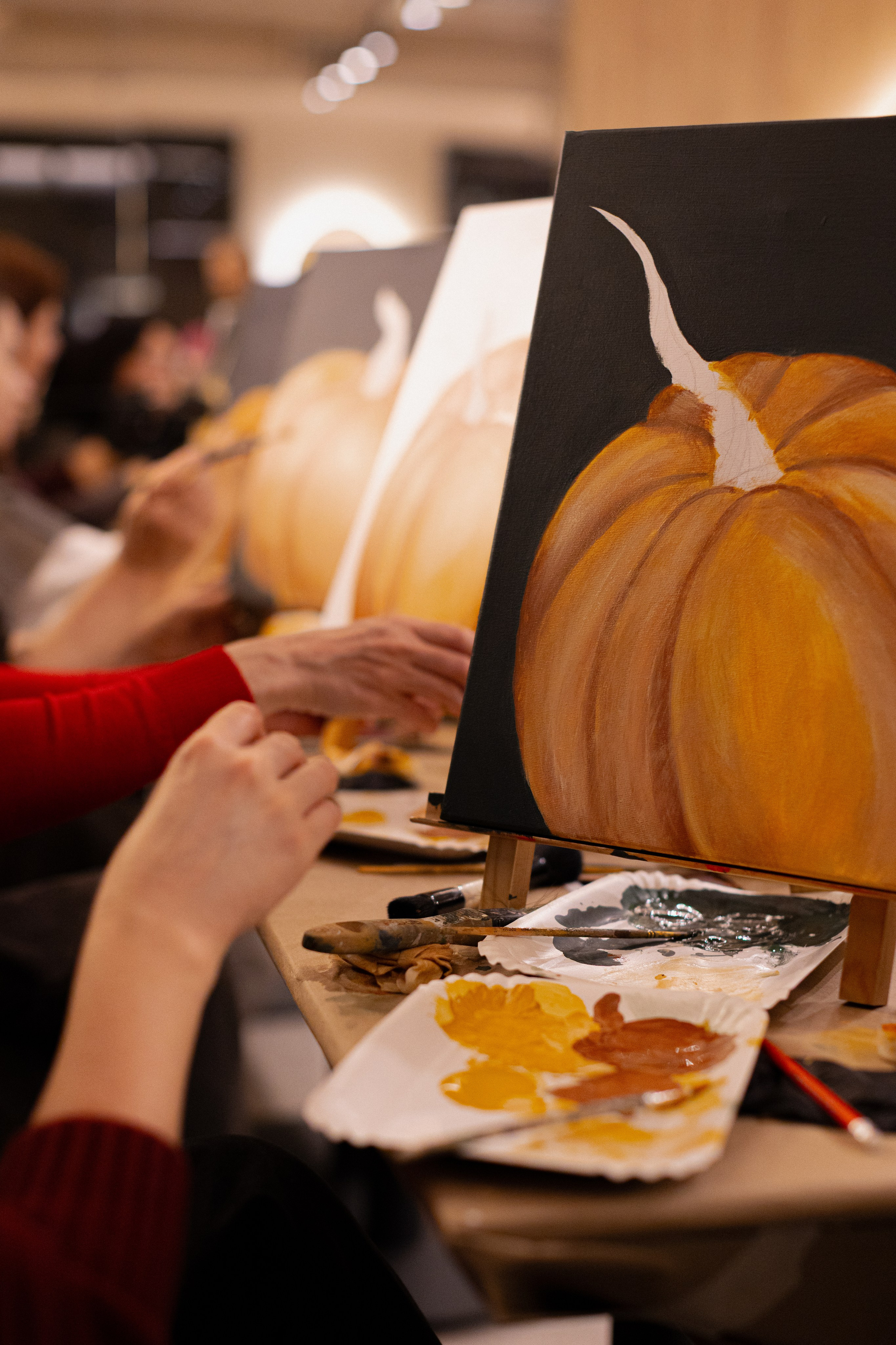 МК Тыква в кафе Здрасте. Анастасия Ракчеева Художник