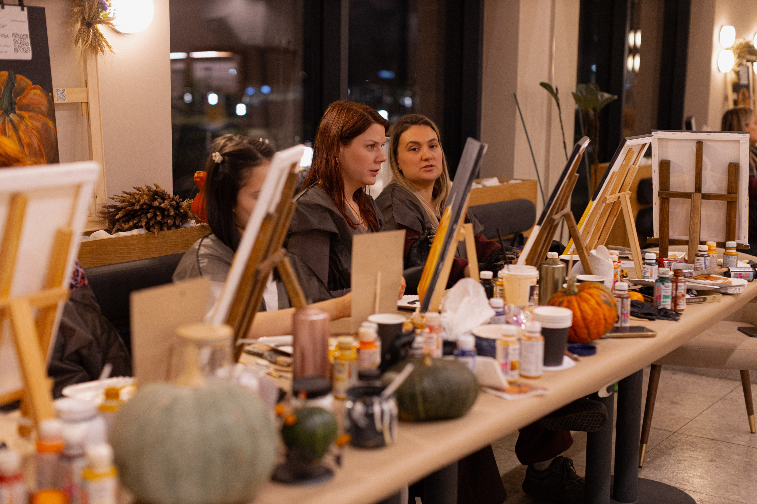 МК Тыква в кафе Здрасте. Анастасия Ракчеева Художник