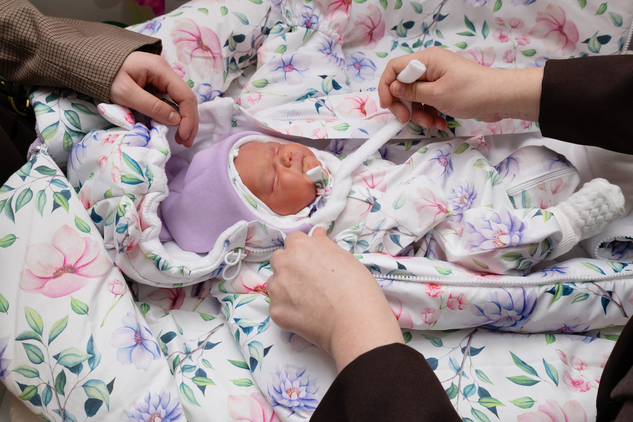 Фотосъемка выписки из роддома Скандинавии. Татьяна Нагорнова — семейный фотограф в Санкт-Петербурге