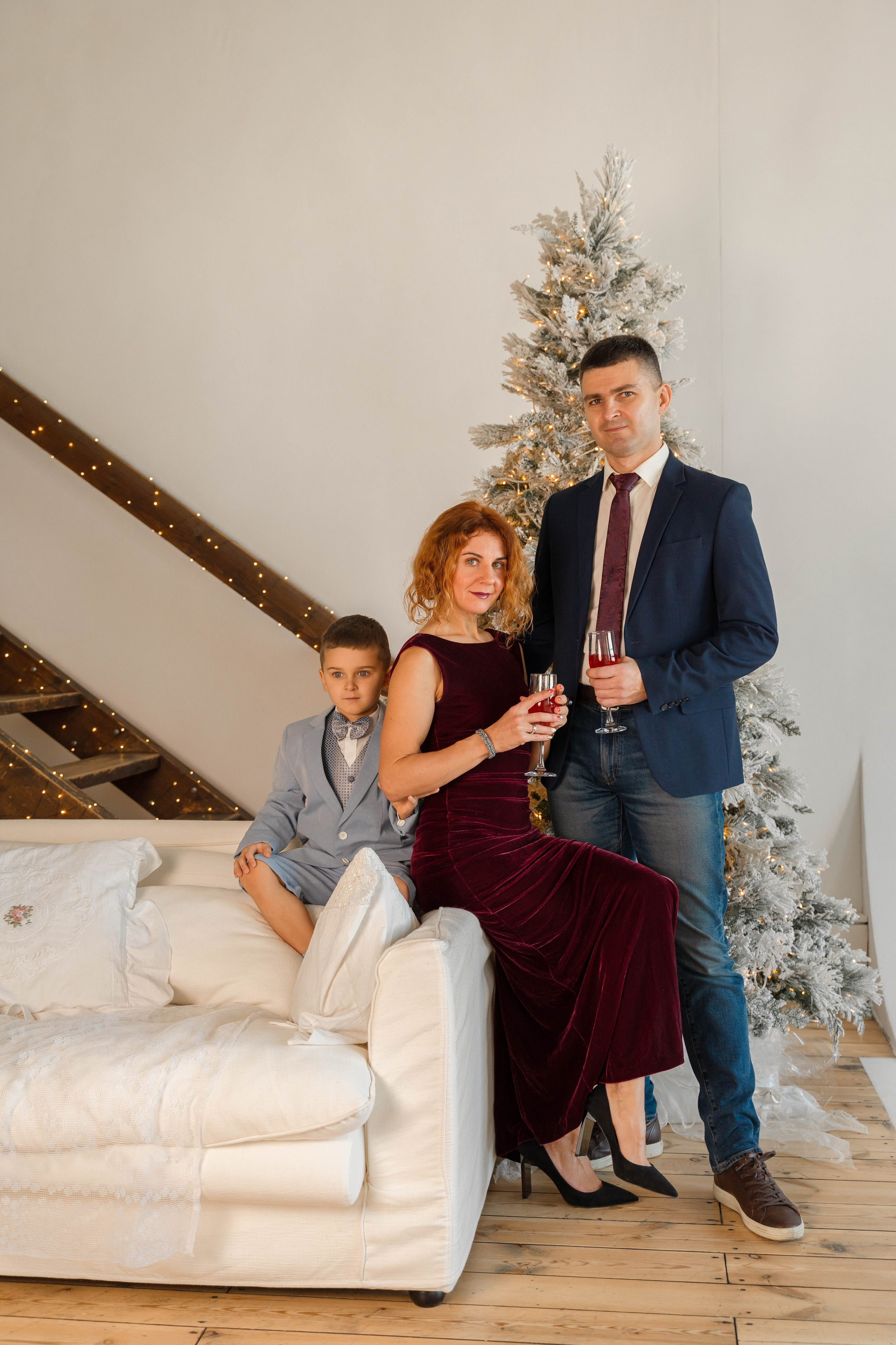 Семейная новогодняя фотосессия. ALISON FILMS