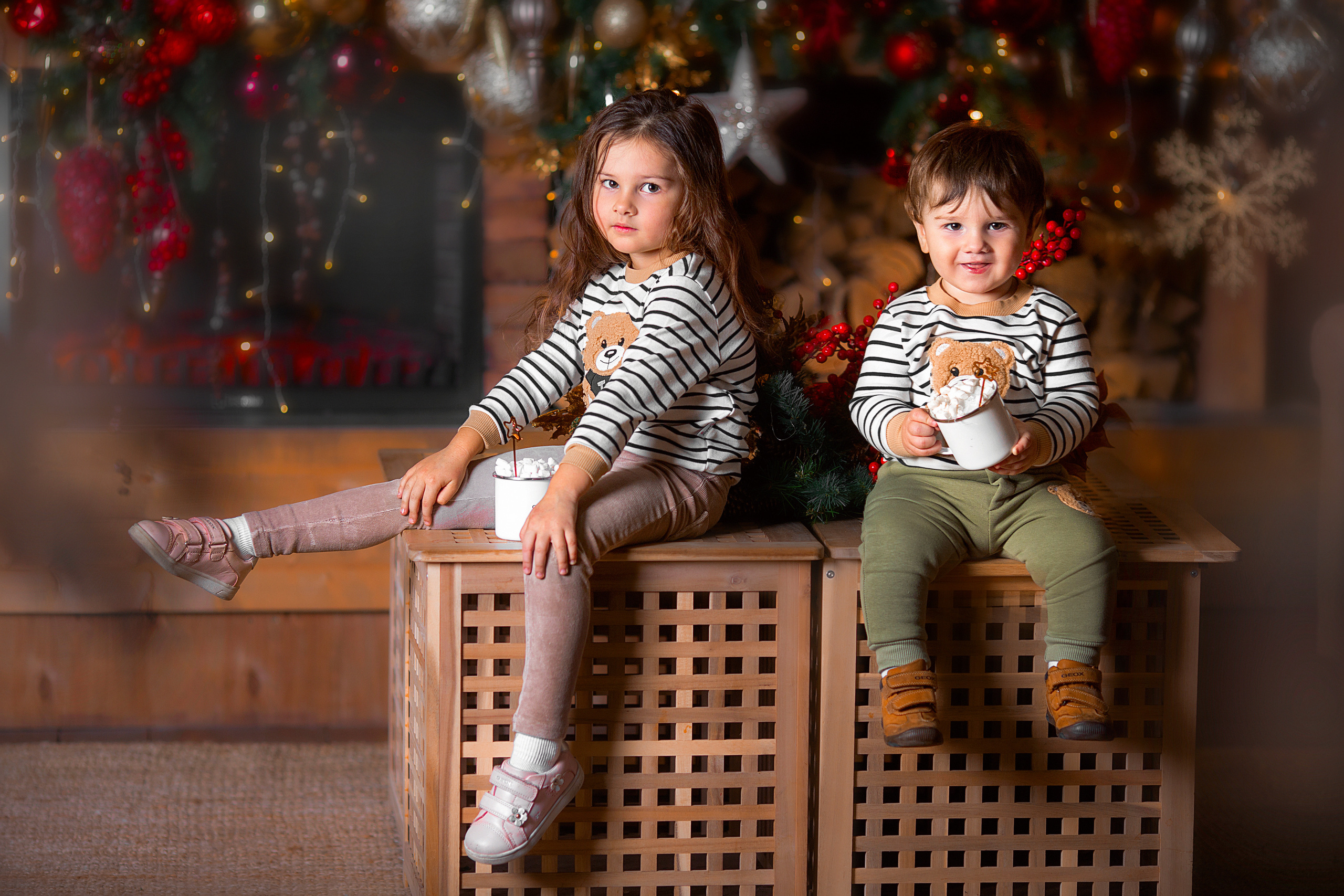 Фотосессия Новогодняя семья Журбенко. Фотограф в Москве Оксана Цехмистер