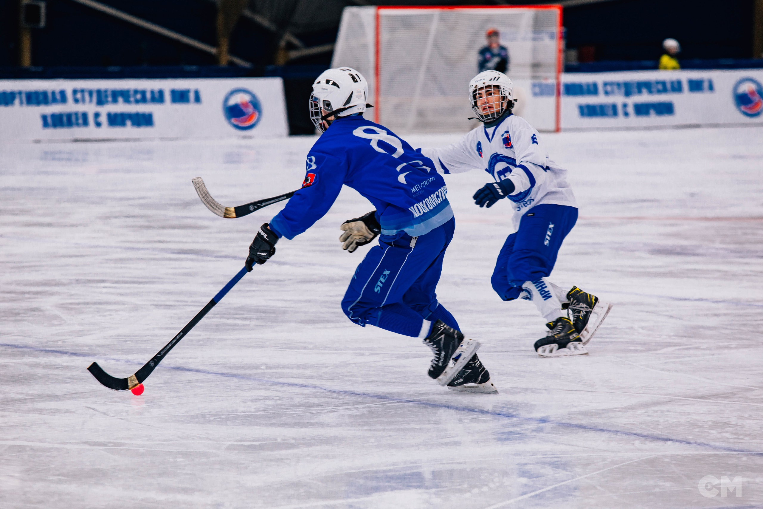Чемпионат Студенческой спортивной лиги. Ковалёв хоккея с мячом. Репортажный фотограф в Иркутске — Ярослав Ковалёв