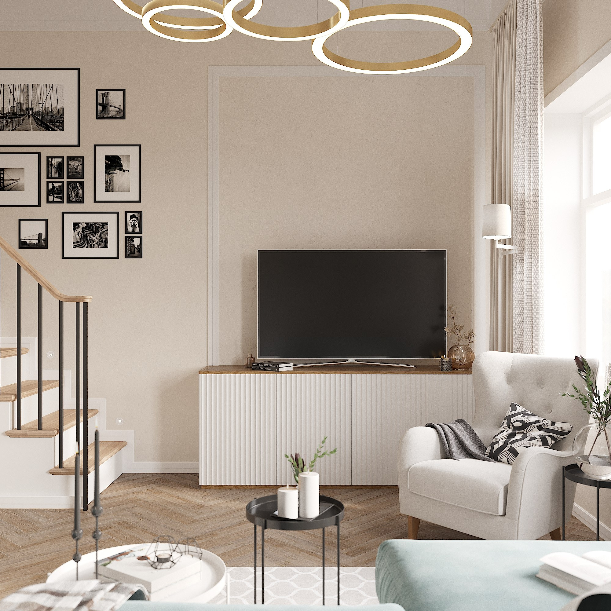 Пентхаус в городе Королев. Архитектура. Интерьер. Корниенко Маргарита