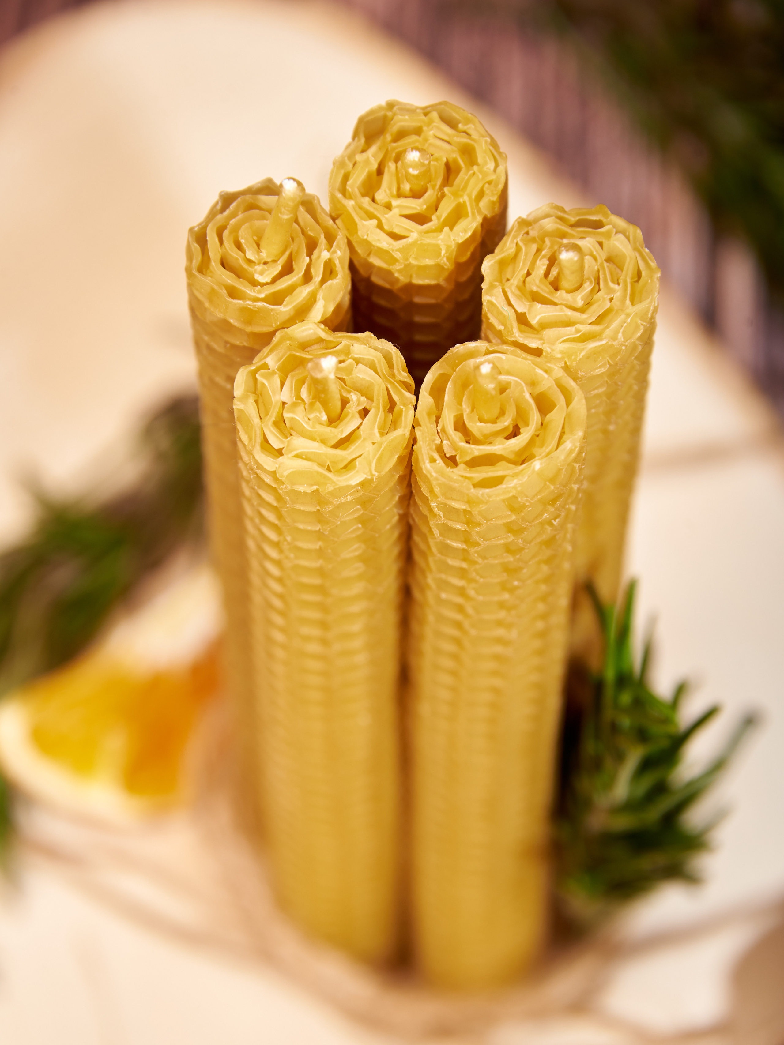 Натуральные восковые свечи. Контент фотограф для бизнеса и маркет-плейсов