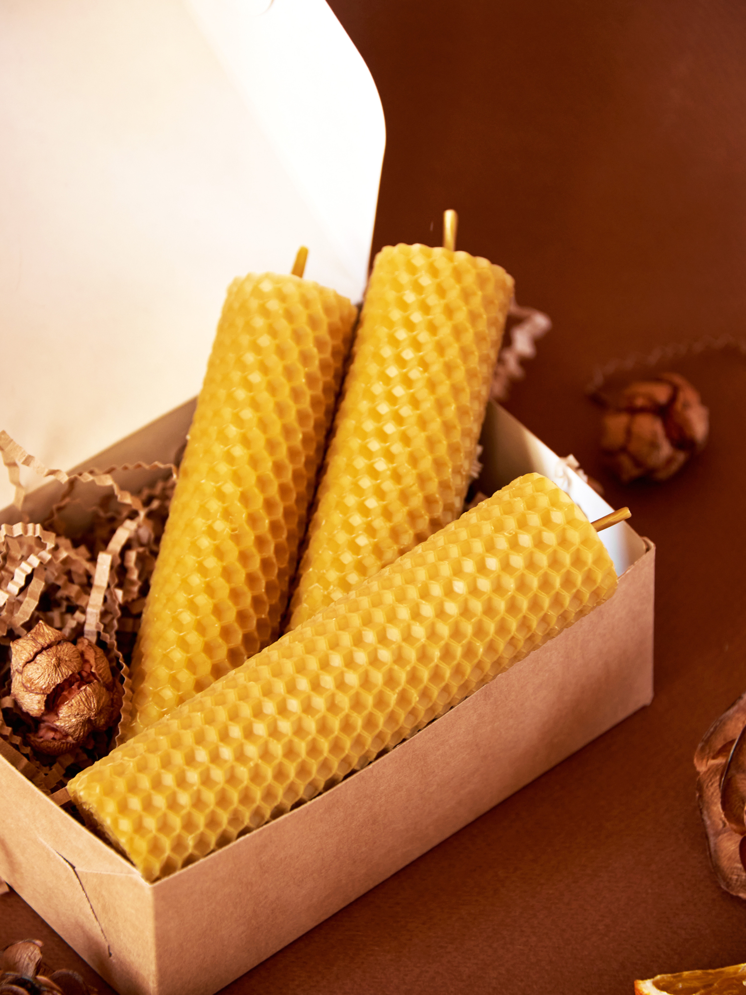 Натуральные восковые свечи. Контент фотограф для бизнеса и маркет-плейсов