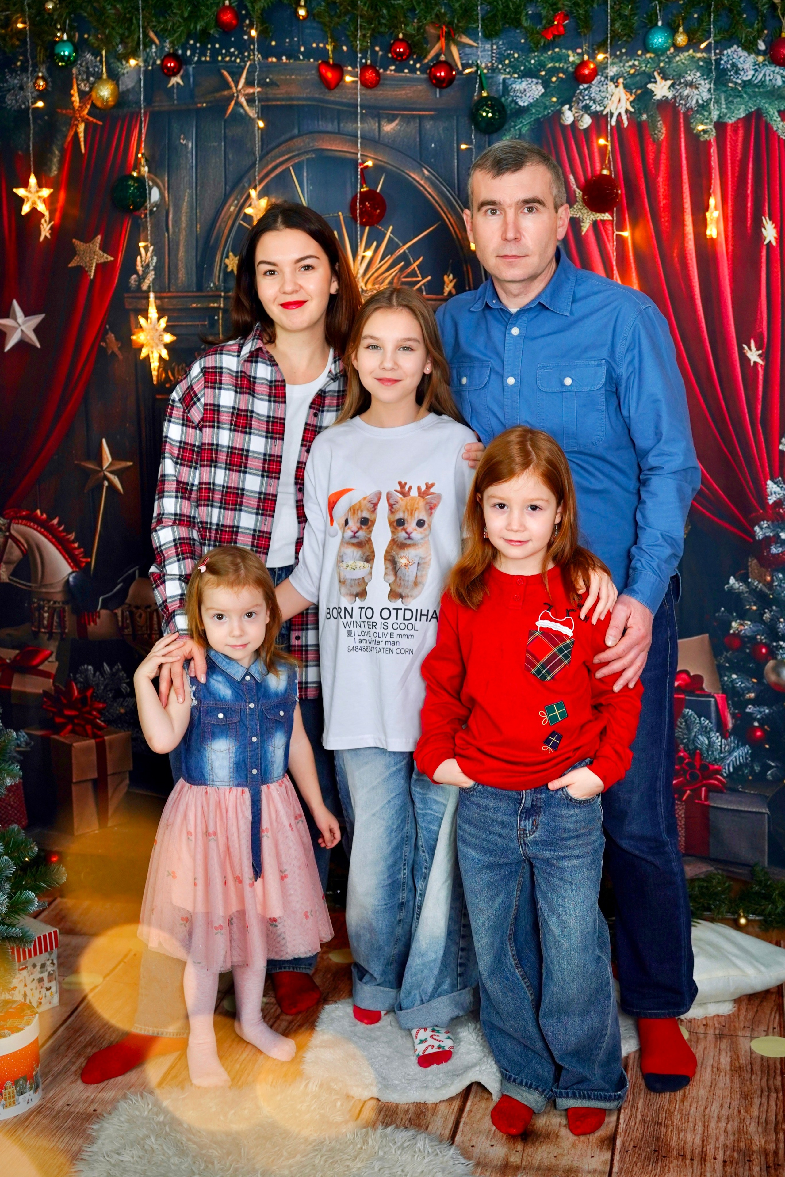 Новогодний фотопроект 2025 № 2. Семейный и детский фотограф Александра Гвоздикова