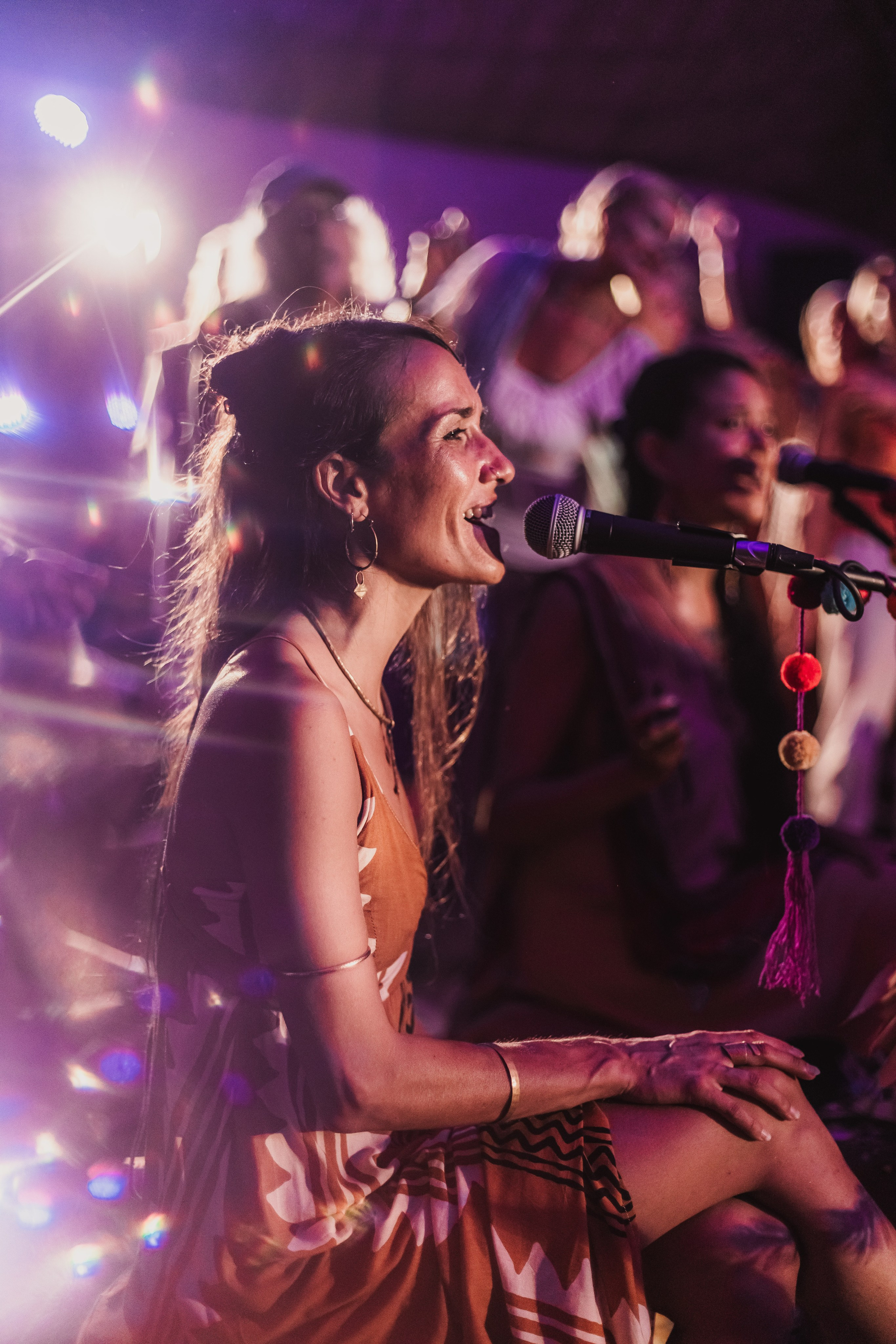 Hanuman Project kirtan at Alchemy april. Mariam Bagdasaryan