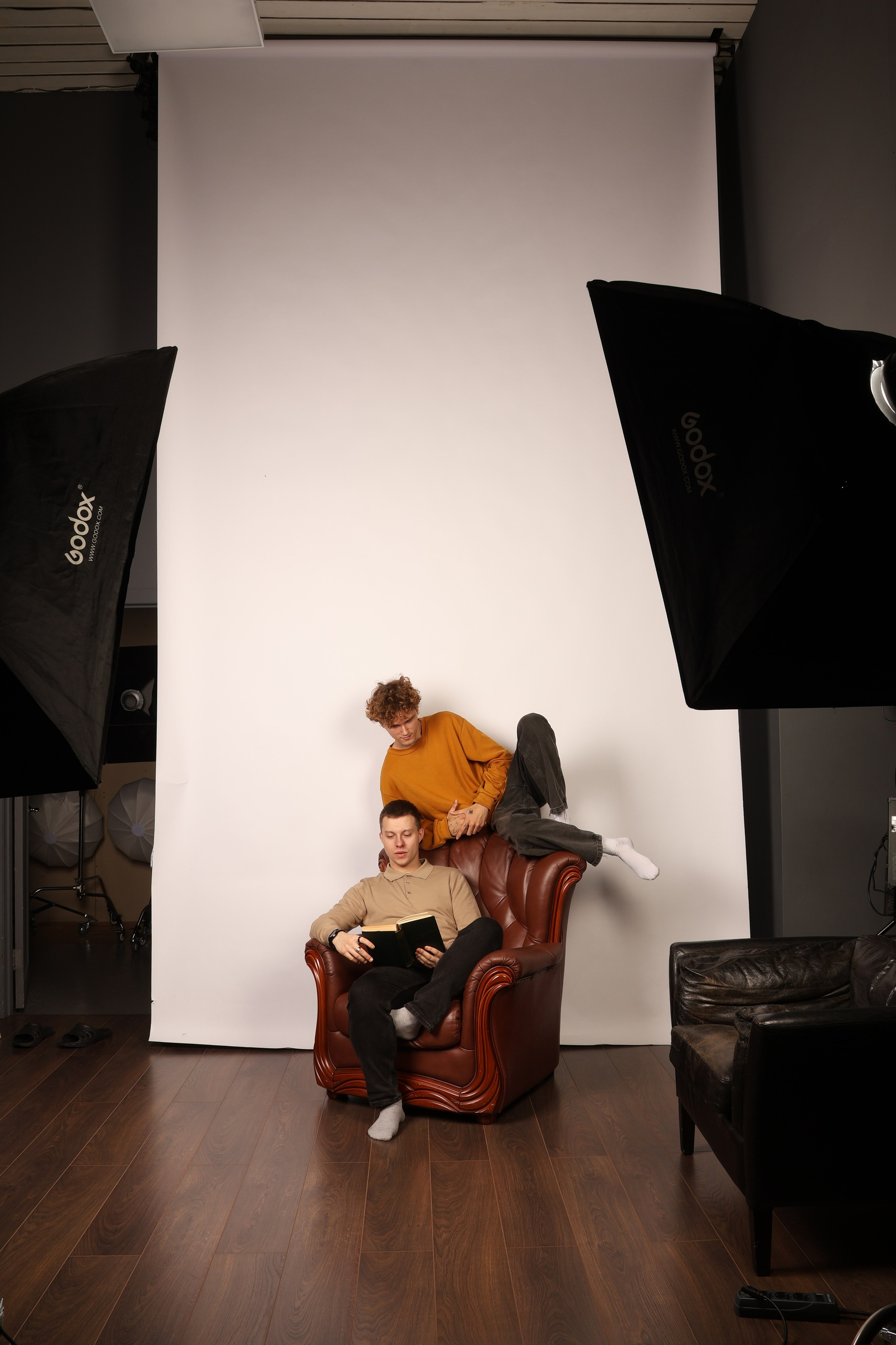 Musicians. Mintonov's Film Studio