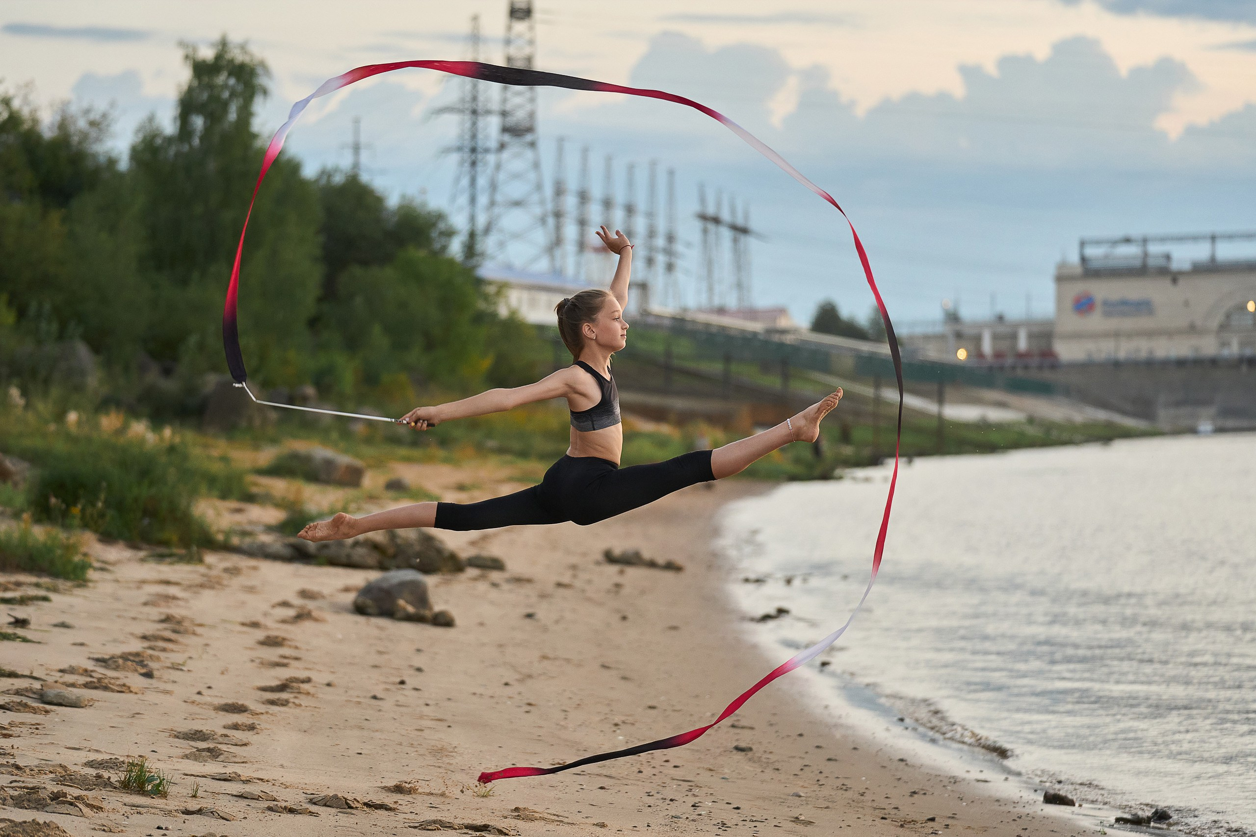 Спортивная фотосессия гимнасток и танцоров в Заволжье. Фотограф в Заволжье Алексей Шабалин