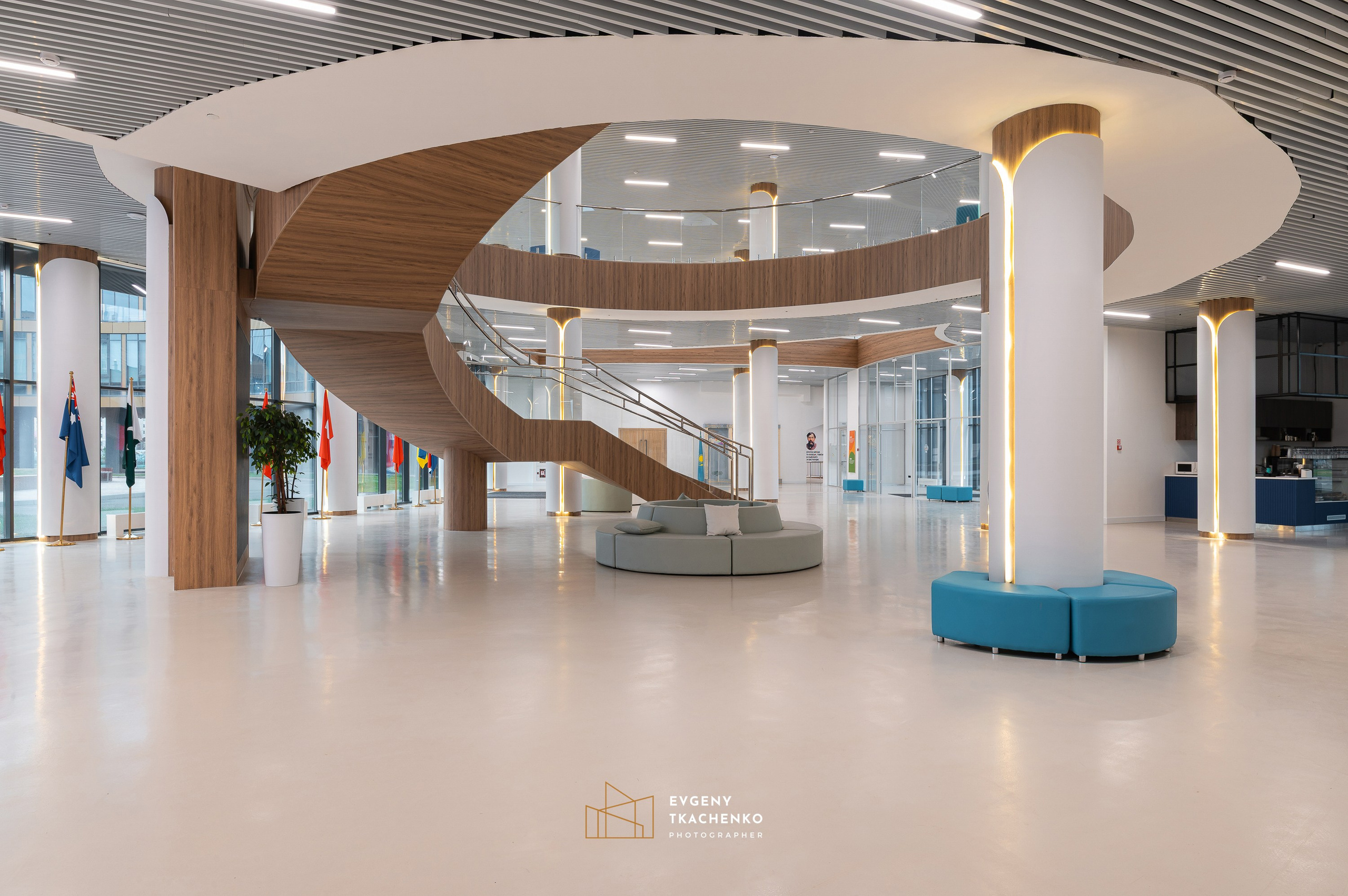 Kazakhstan International School, г. Астана. Архитектурный и интерьерный фотограф в Казахстане