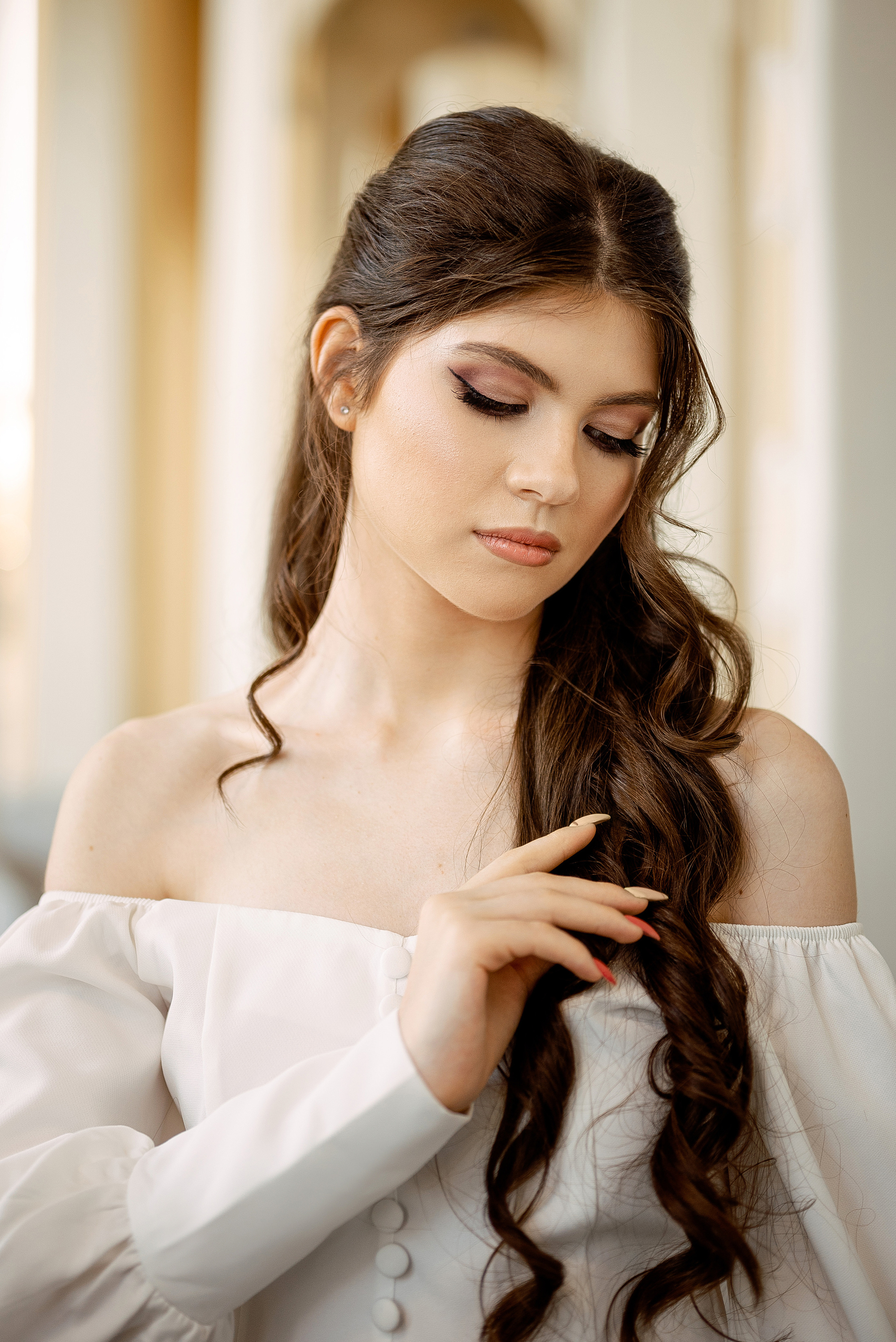 Катя с лавандой. Свадебный и портретный фотограф в Минске Наташа Каракулова