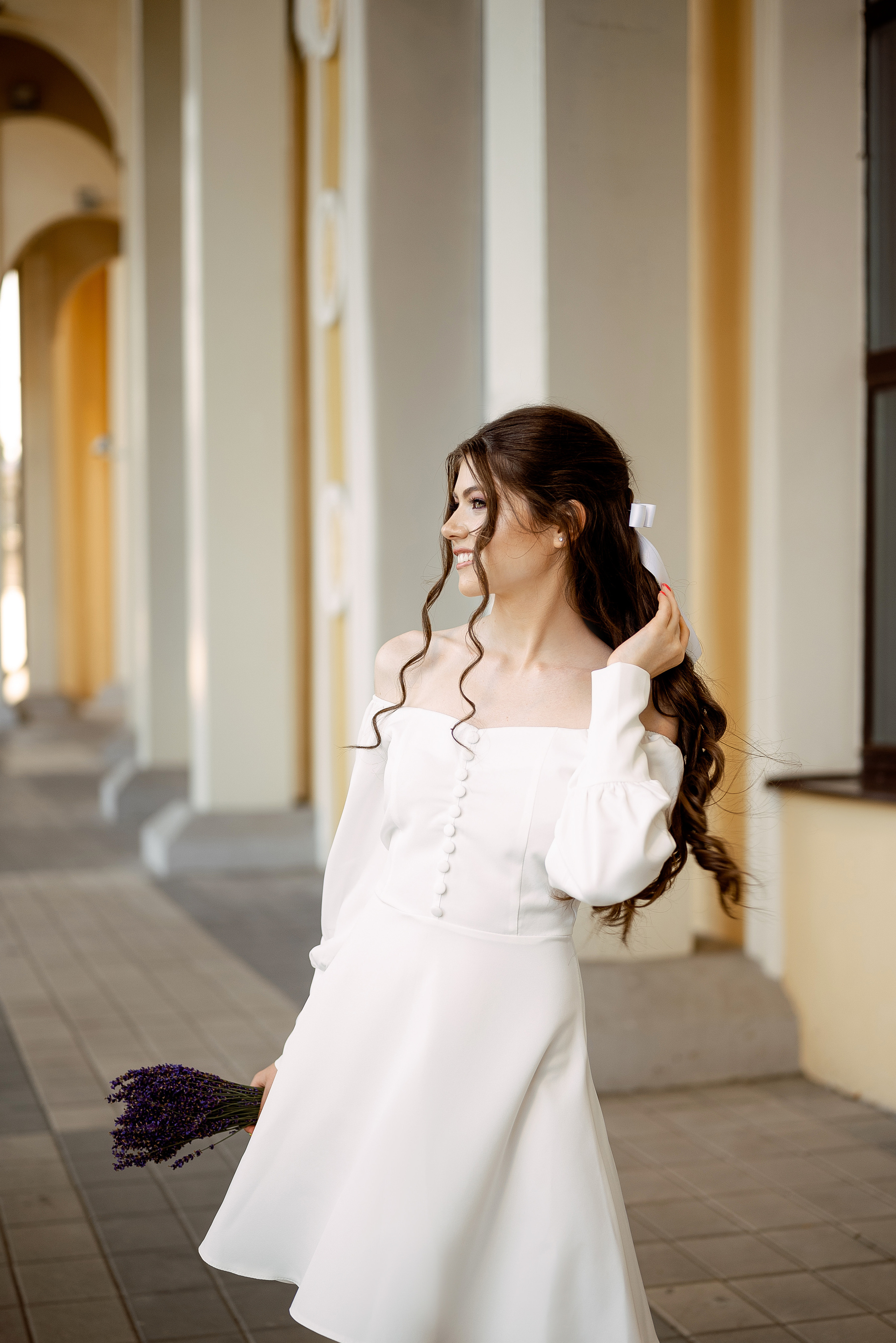 Катя с лавандой. Свадебный и портретный фотограф в Минске Наташа Каракулова