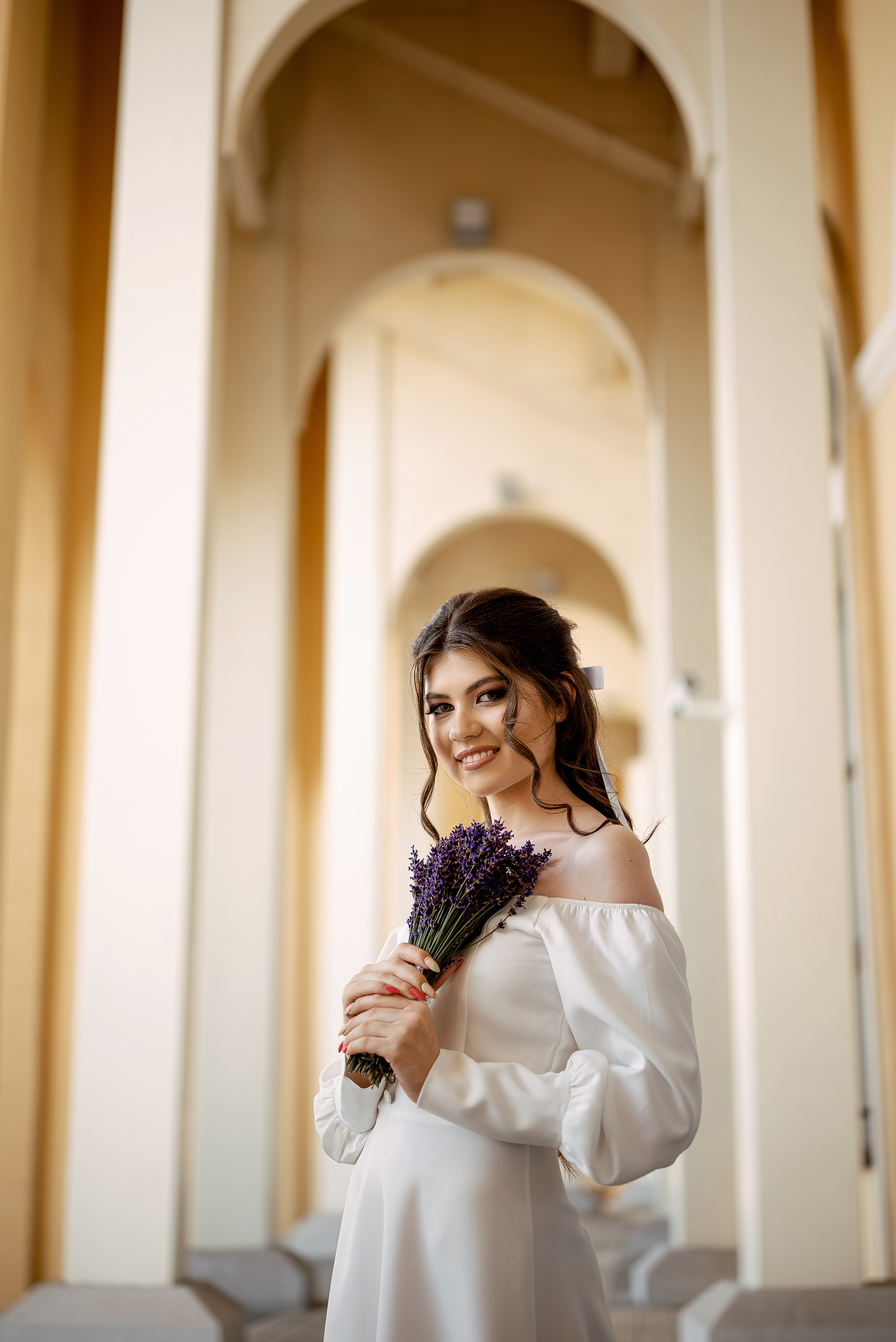 Катя с лавандой. Свадебный и портретный фотограф в Минске Наташа Каракулова