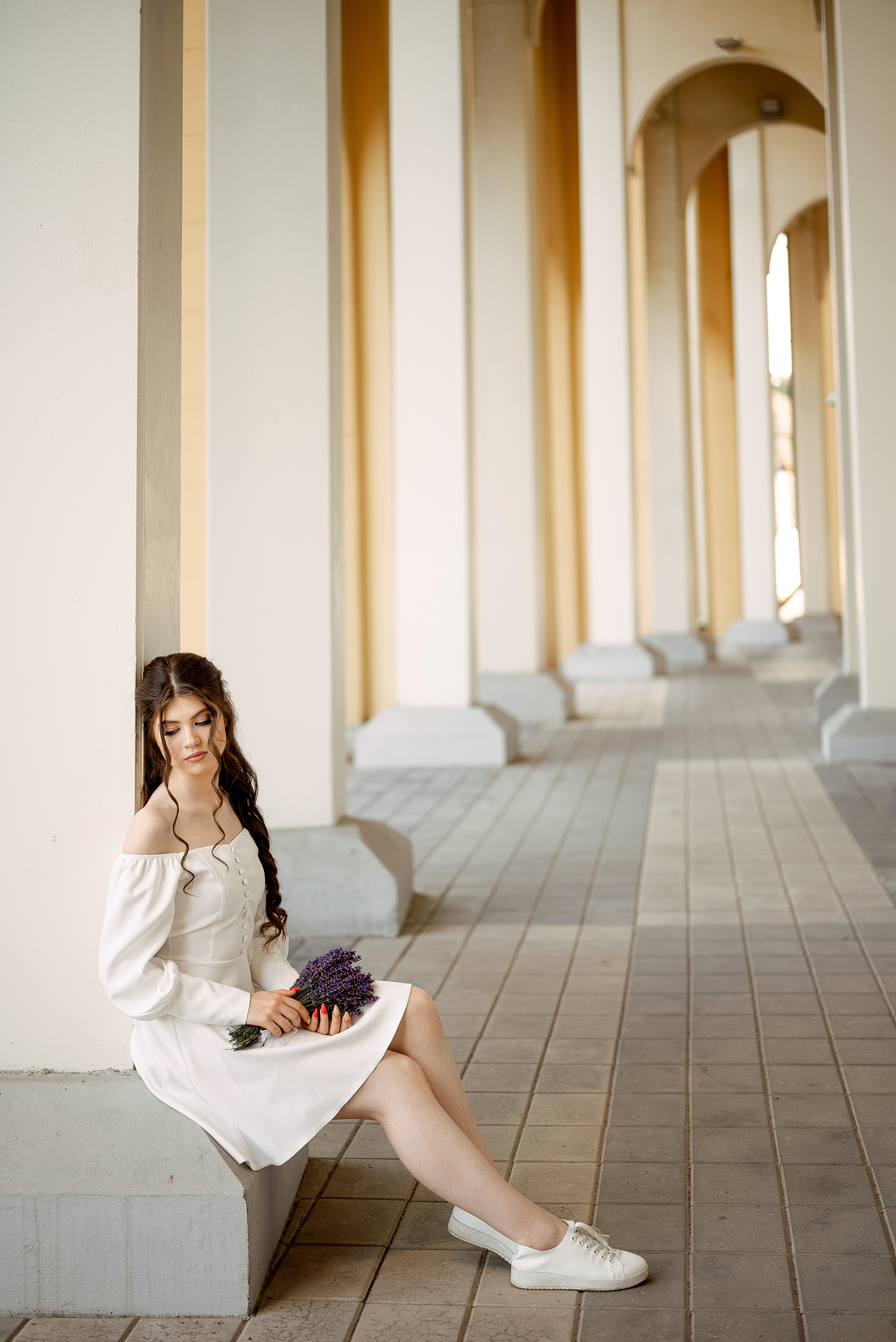 Катя с лавандой. Свадебный и портретный фотограф в Минске Наташа Каракулова