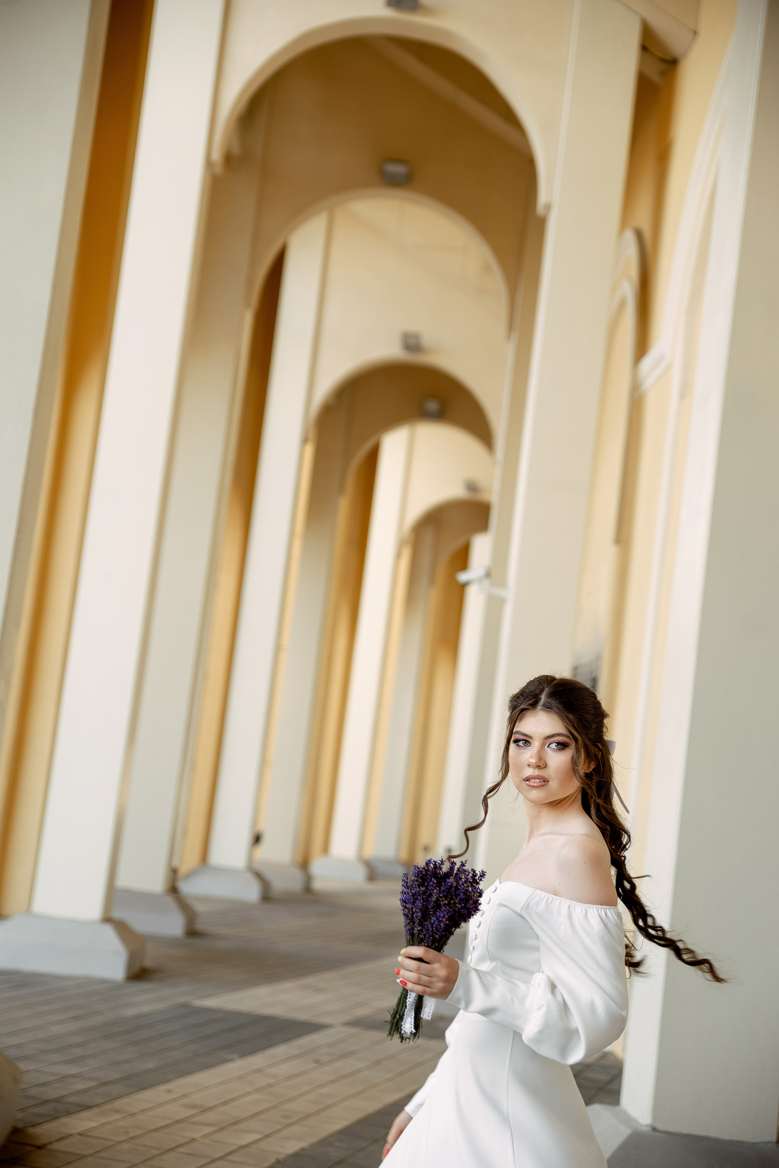 Катя с лавандой. Свадебный и портретный фотограф в Минске Наташа Каракулова