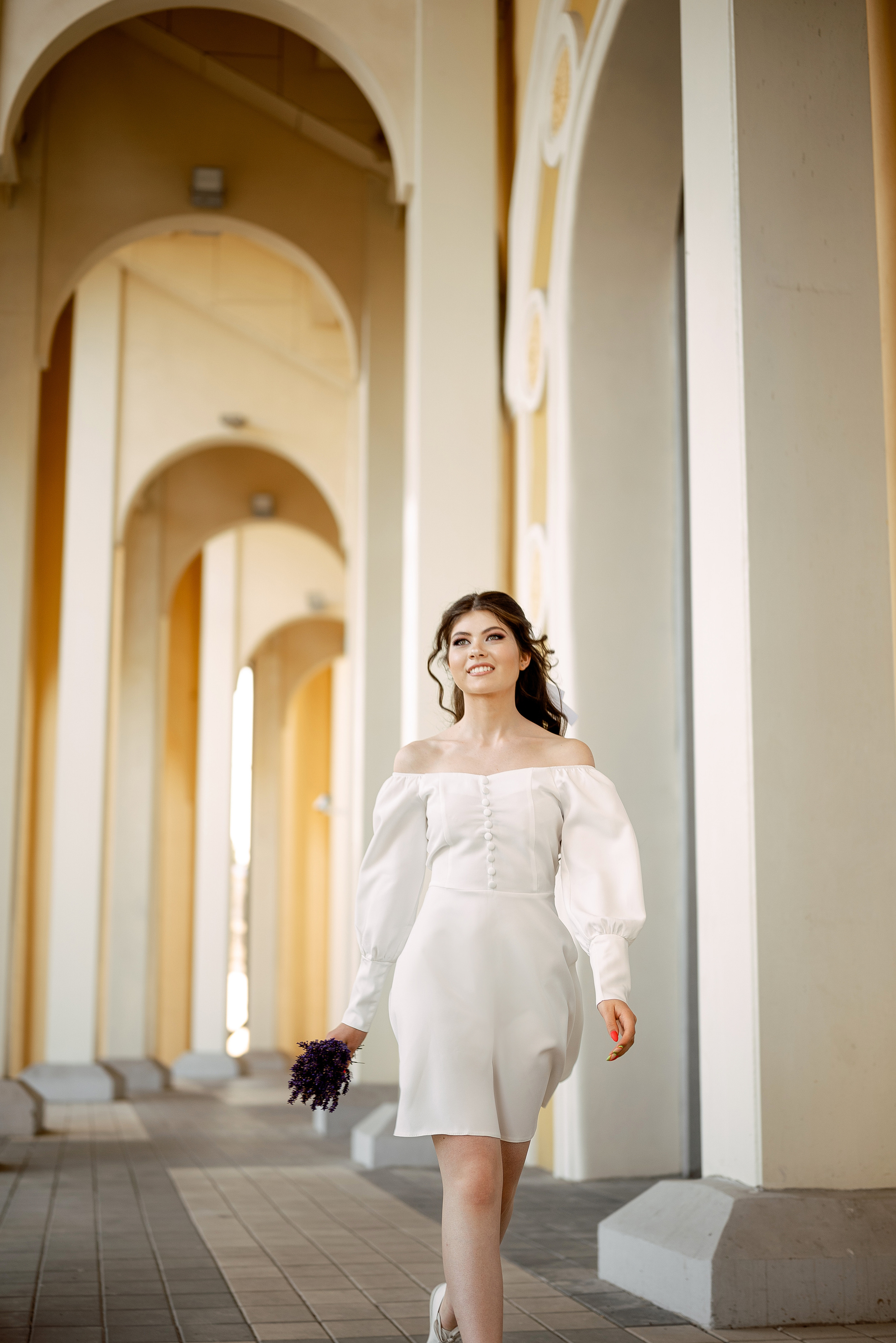 Катя с лавандой. Свадебный и портретный фотограф в Минске Наташа Каракулова