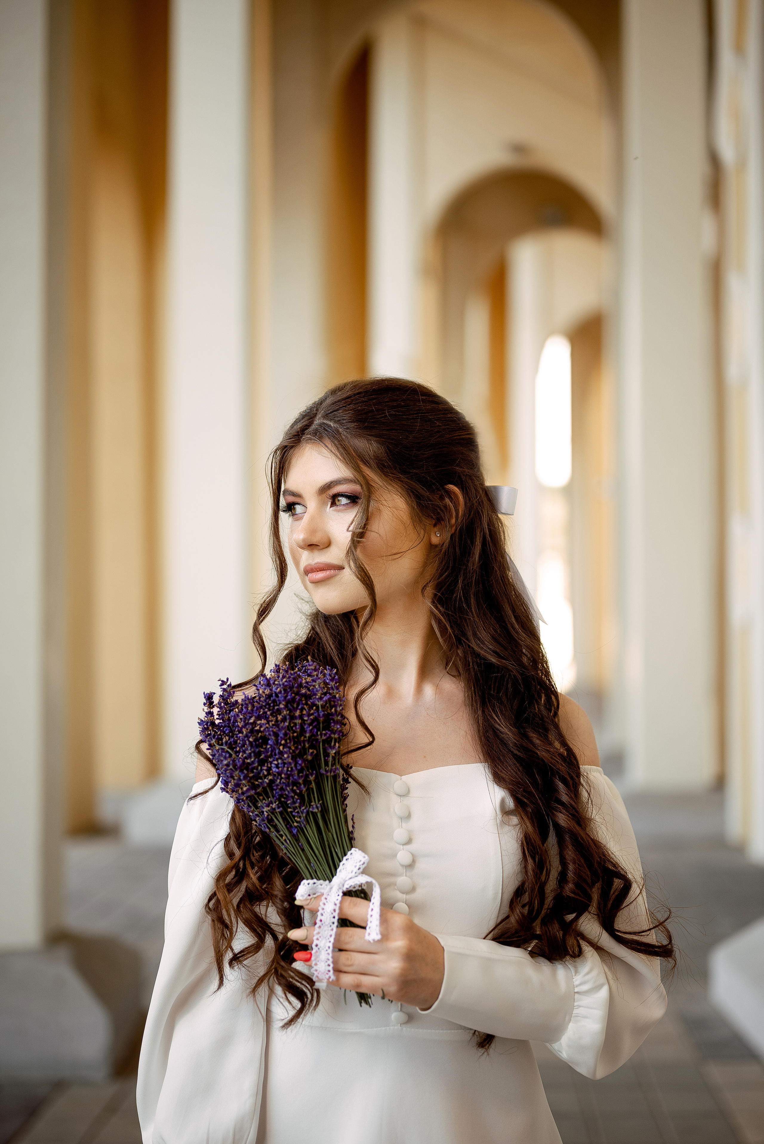 Катя с лавандой. Свадебный и портретный фотограф в Минске Наташа Каракулова