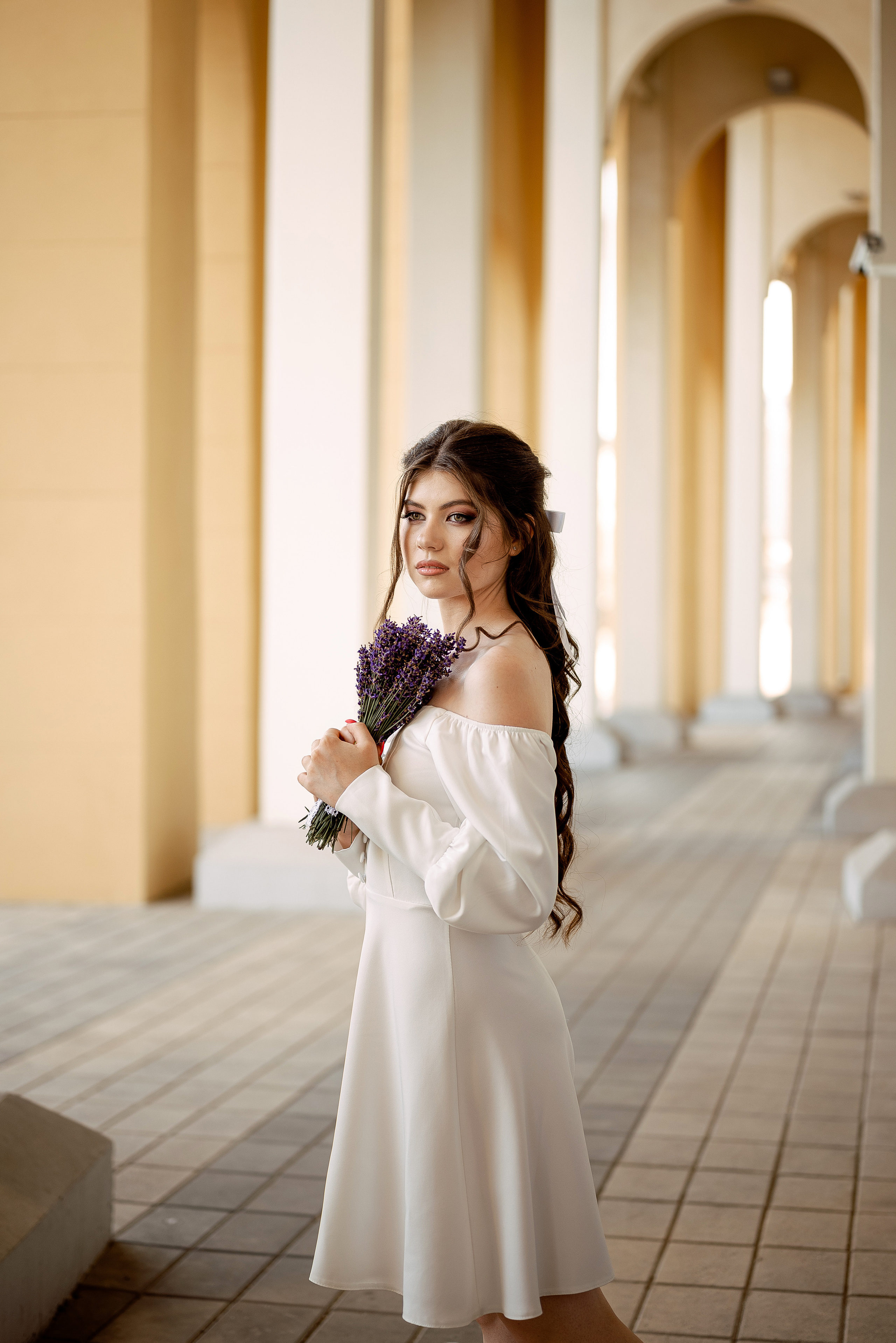 Катя с лавандой. Свадебный и портретный фотограф в Минске Наташа Каракулова