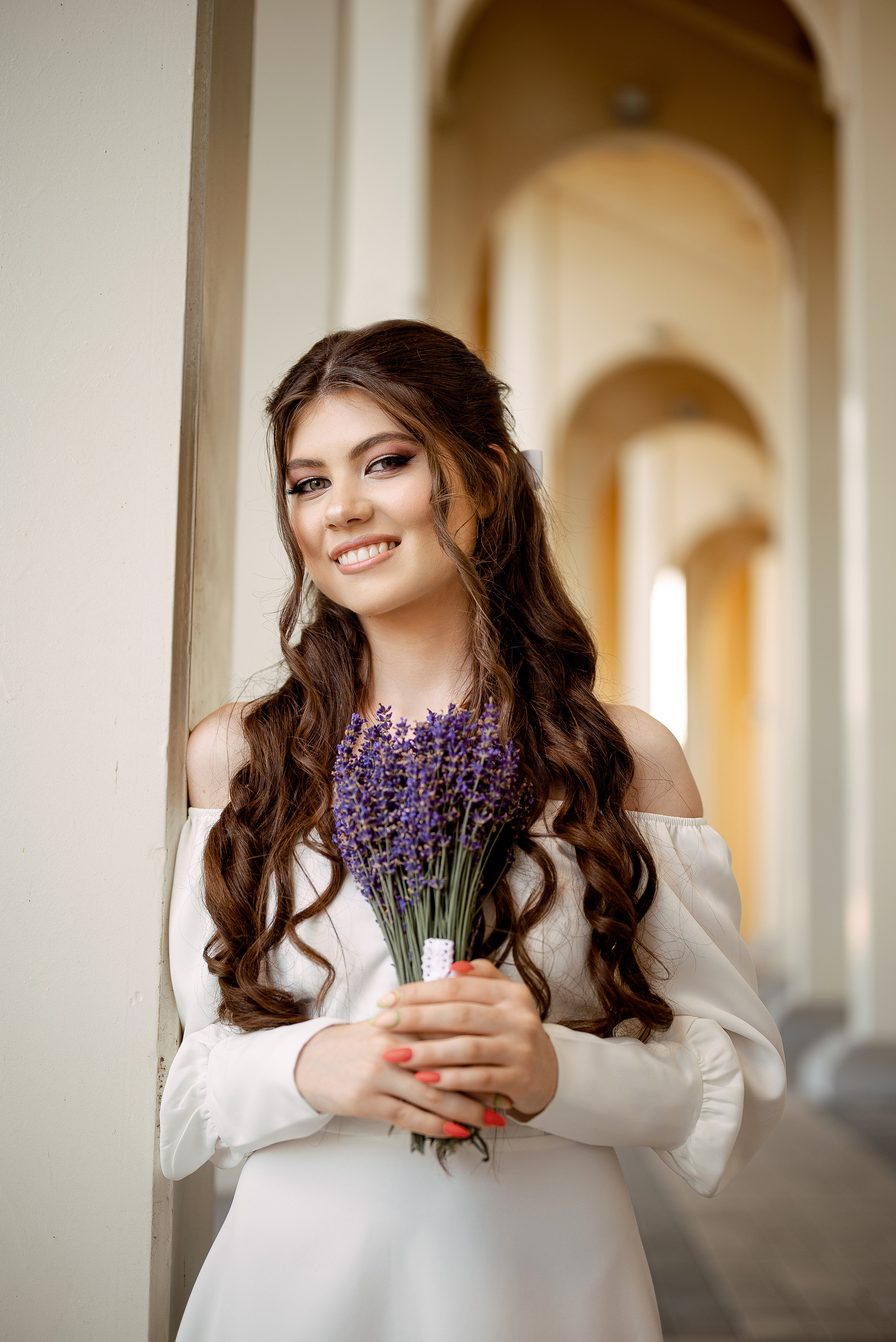 Катя с лавандой. Свадебный и портретный фотограф в Минске Наташа Каракулова