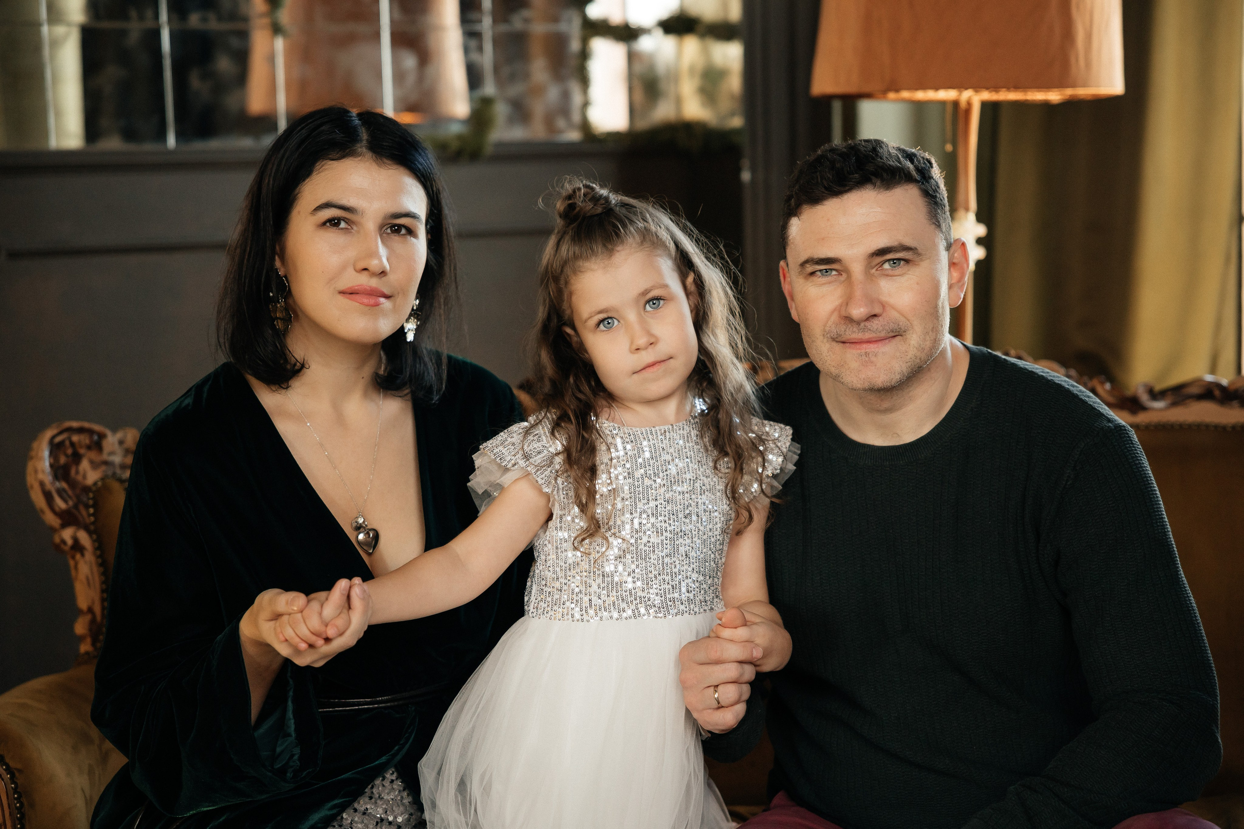 Кирилл, Яна и Алиса (новогодняя). Свадебный и Семейный фотограф Свекрова Ольга