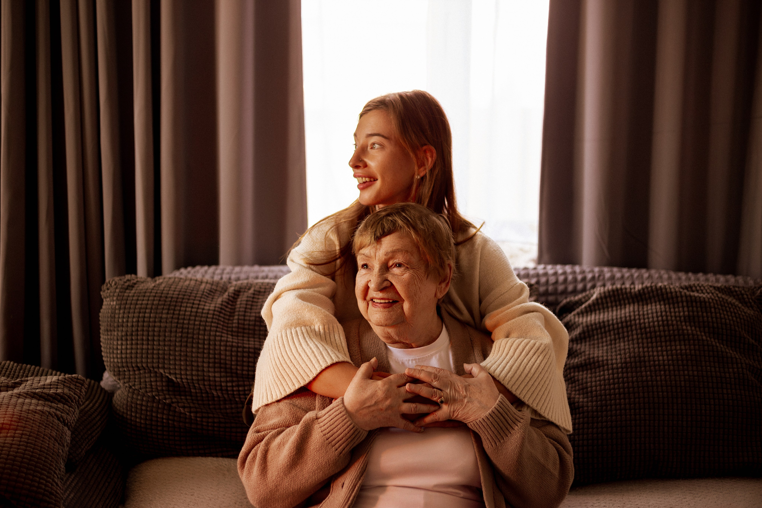 Бабушка и внучка. Фотограф Москва / Балашиха