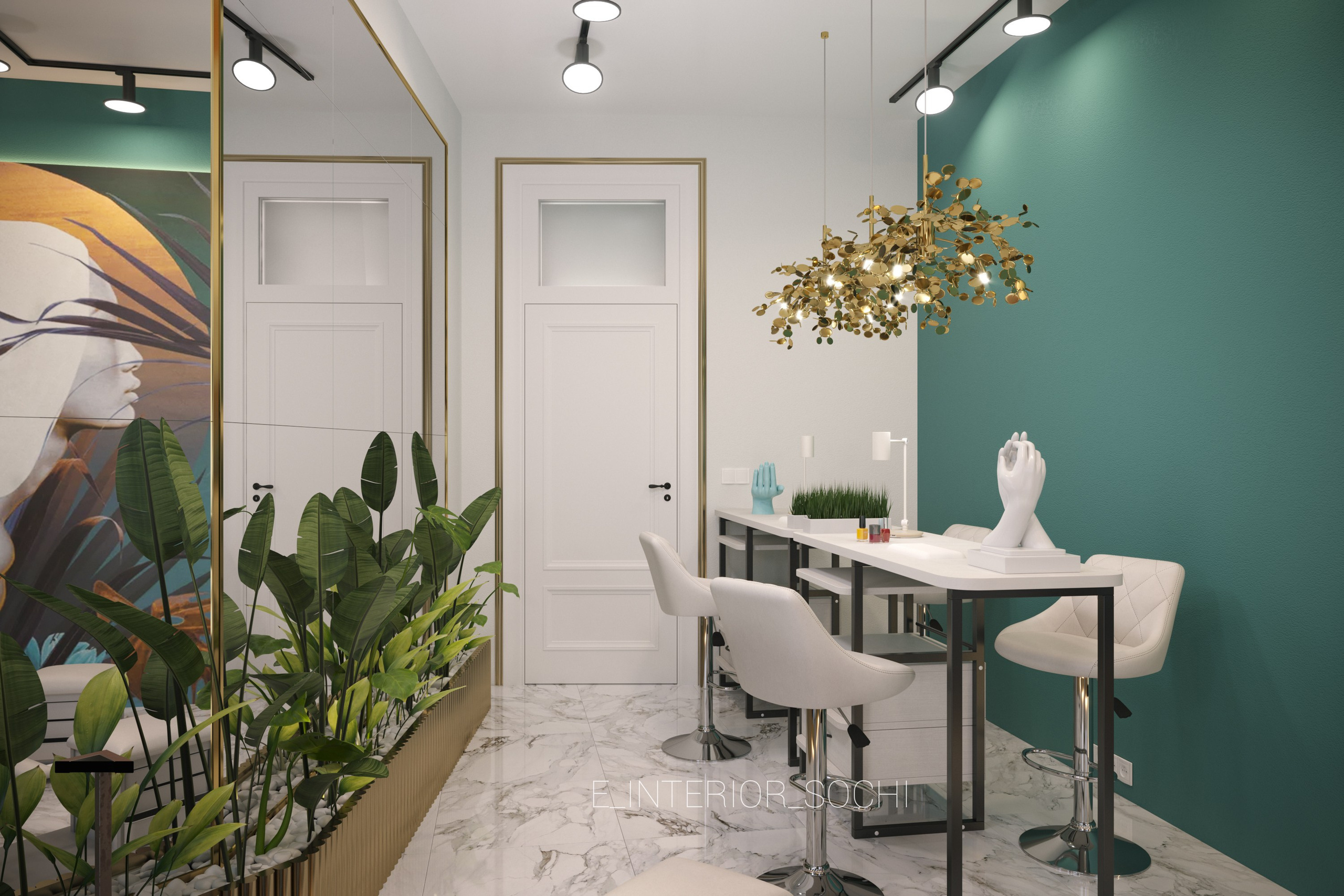 BEAUTY_KOVORK_AMAZON. Дизайн интерьера Евгения Тисленко