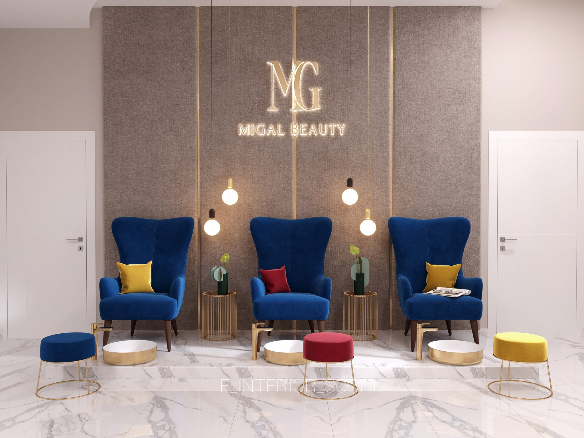 BEAUTY_MIGAL. Дизайн интерьера Евгения Тисленко