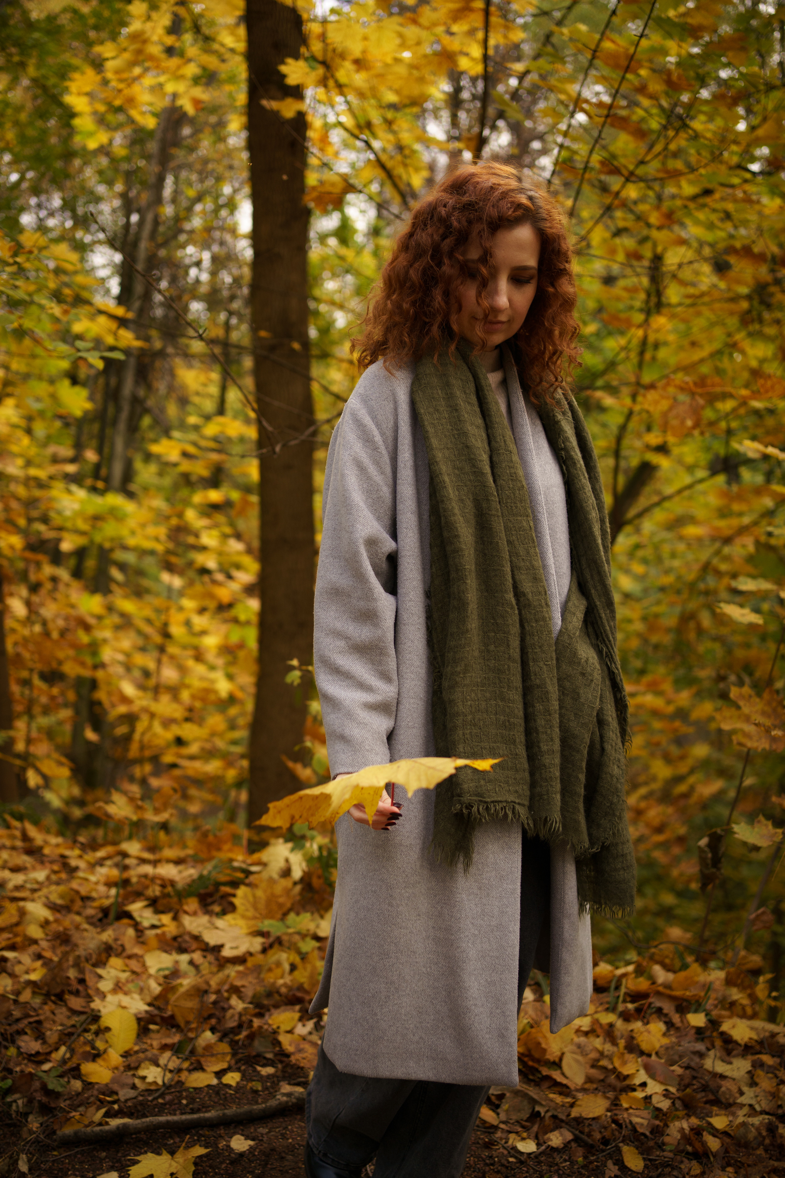 Осенняя прогулка с Александрой. Женский фотограф в Москве Кристина Чечина