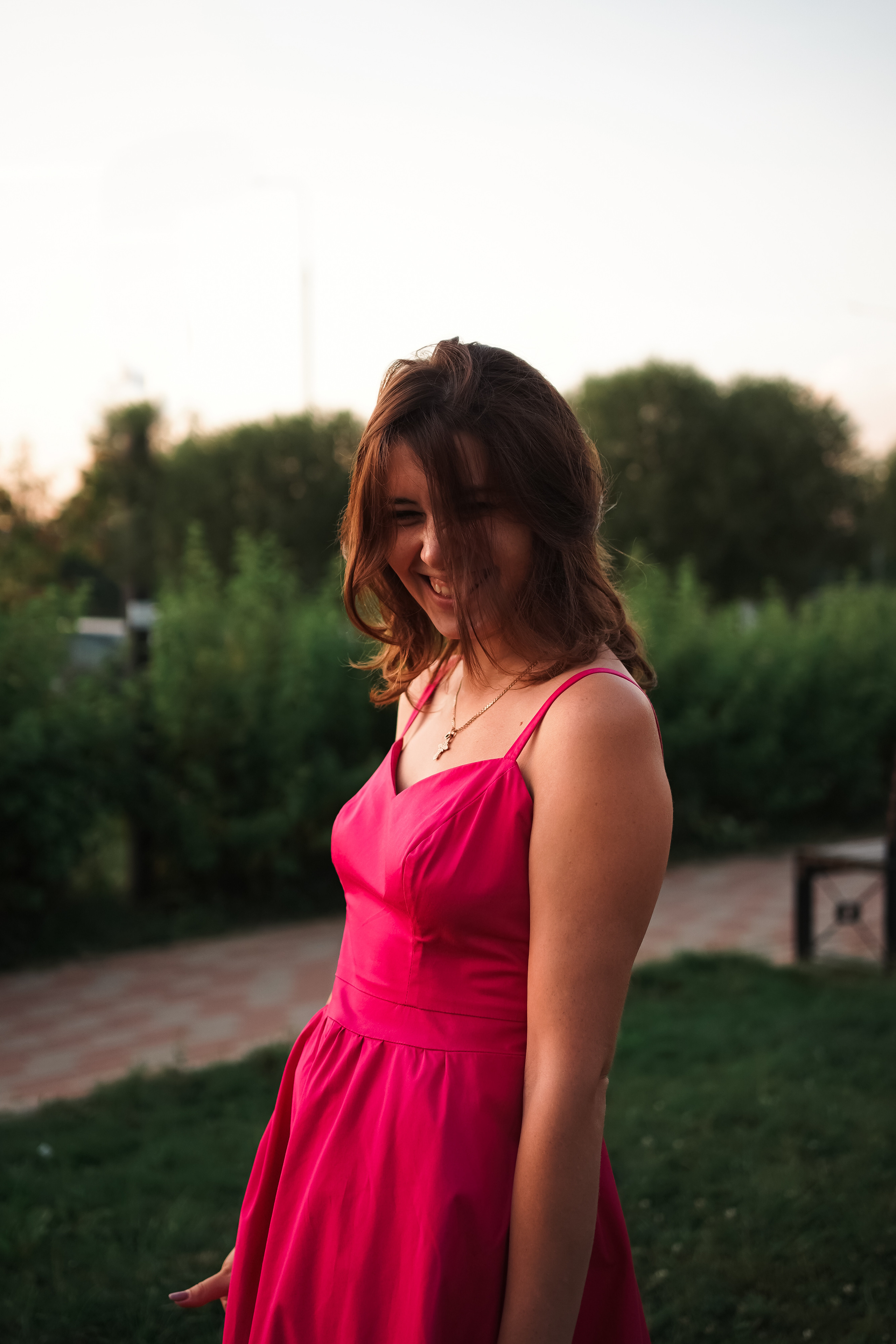 Закатная съемка с Ксюшей. Женский фотограф в Москве Кристина Чечина