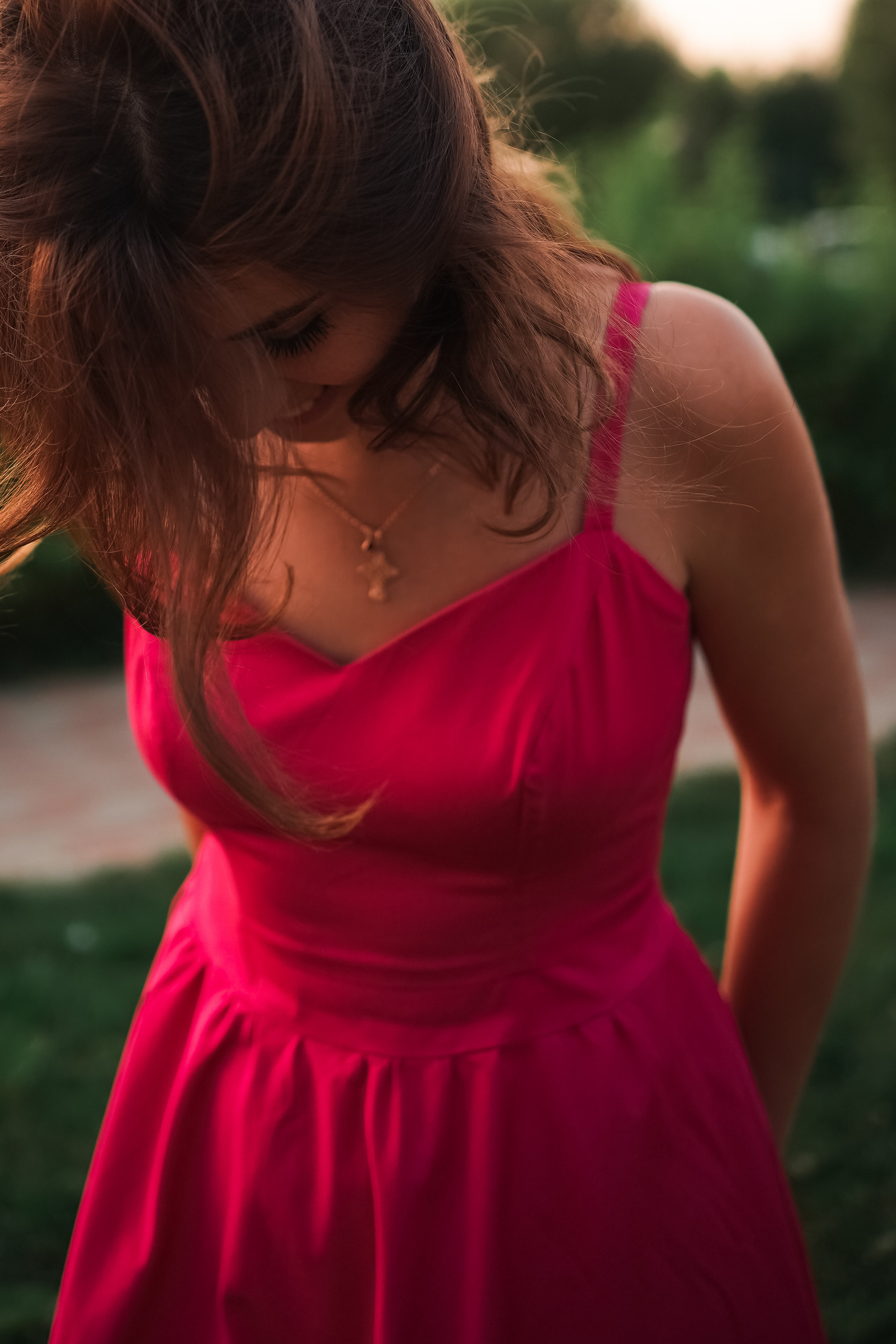 Закатная съемка с Ксюшей. Женский фотограф в Москве Кристина Чечина