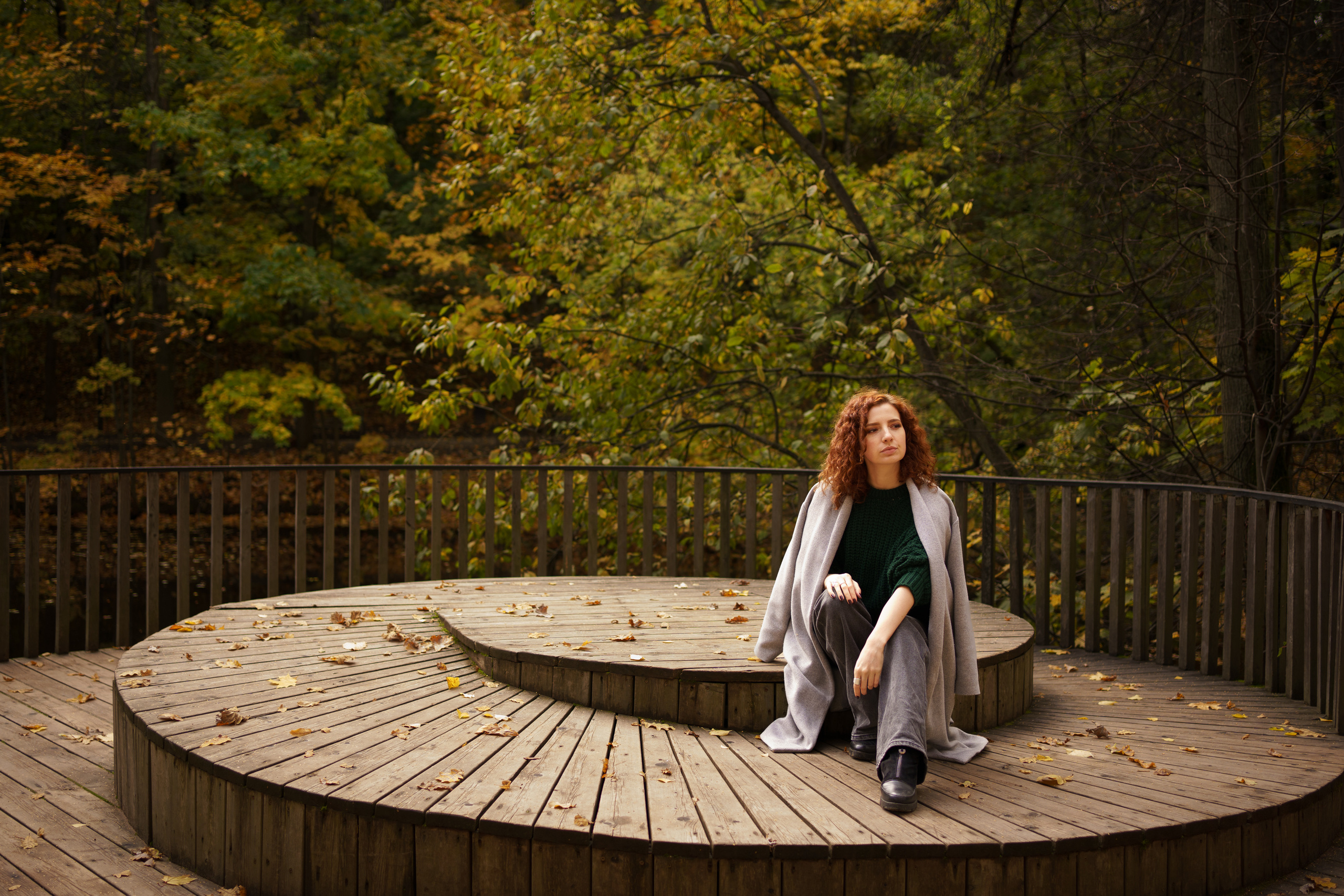 Осенняя прогулка с Александрой. Женский фотограф в Москве Кристина Чечина