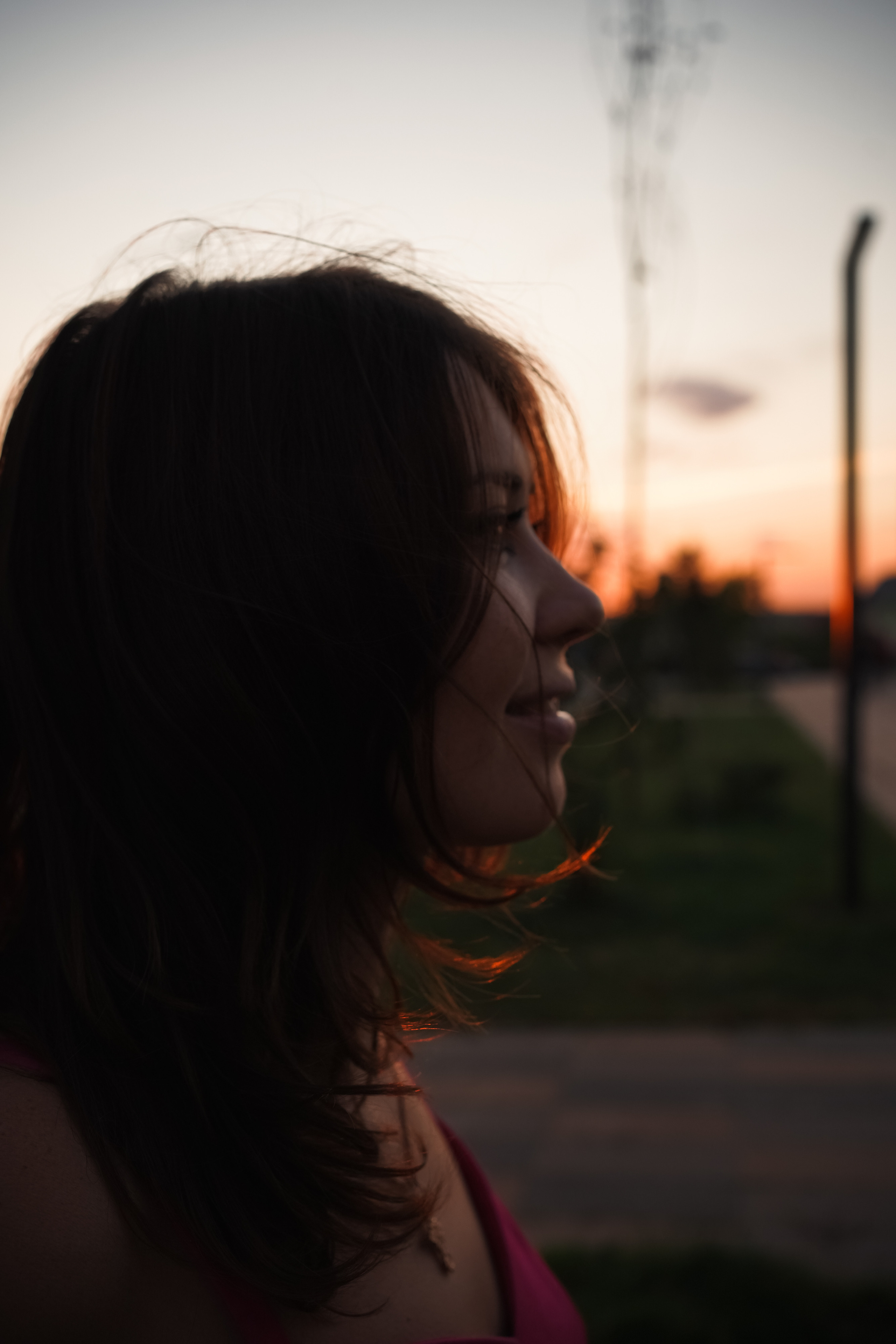 Закатная съемка с Ксюшей. Женский фотограф в Москве Кристина Чечина