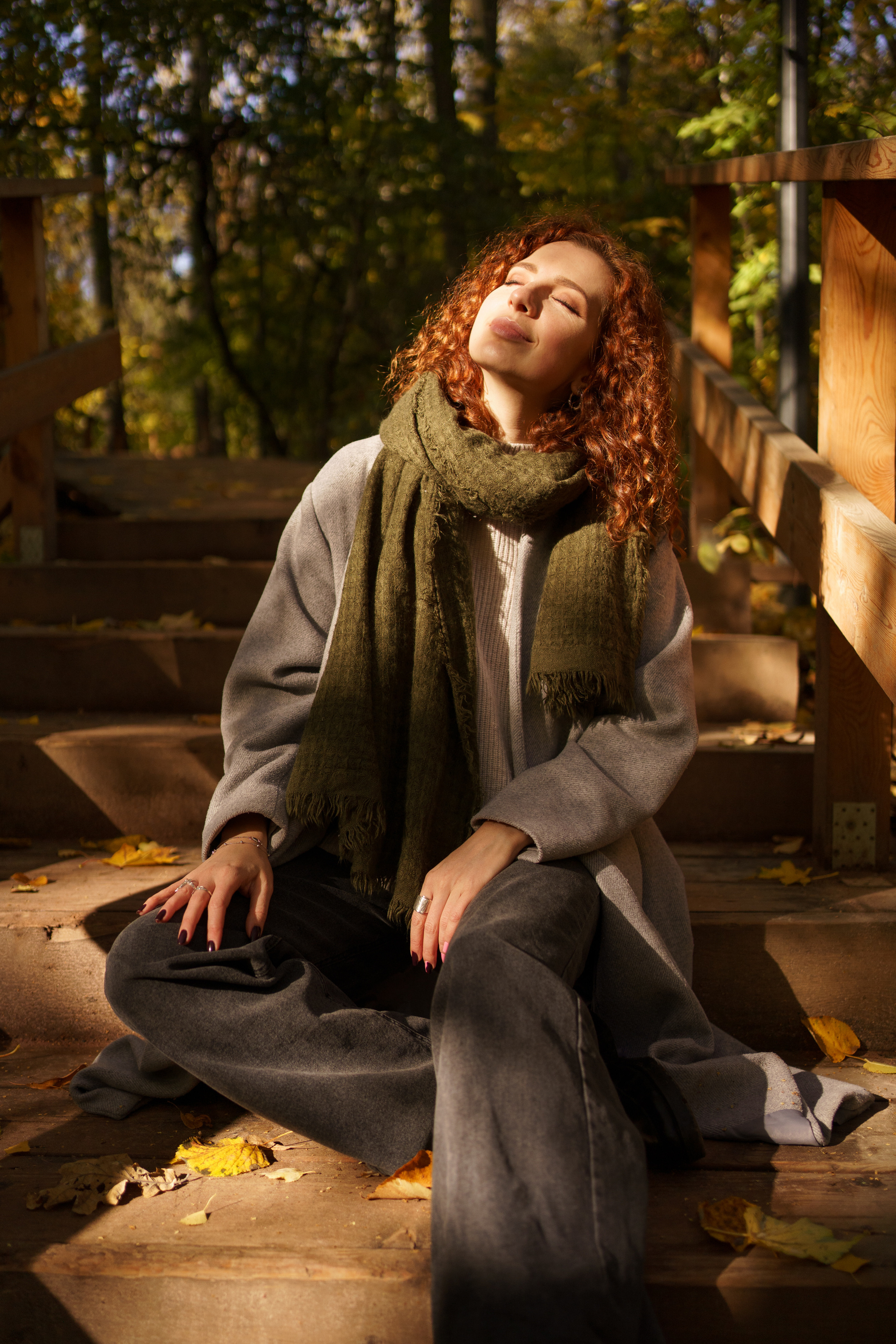 Осенняя прогулка с Александрой. Женский фотограф в Москве Кристина Чечина