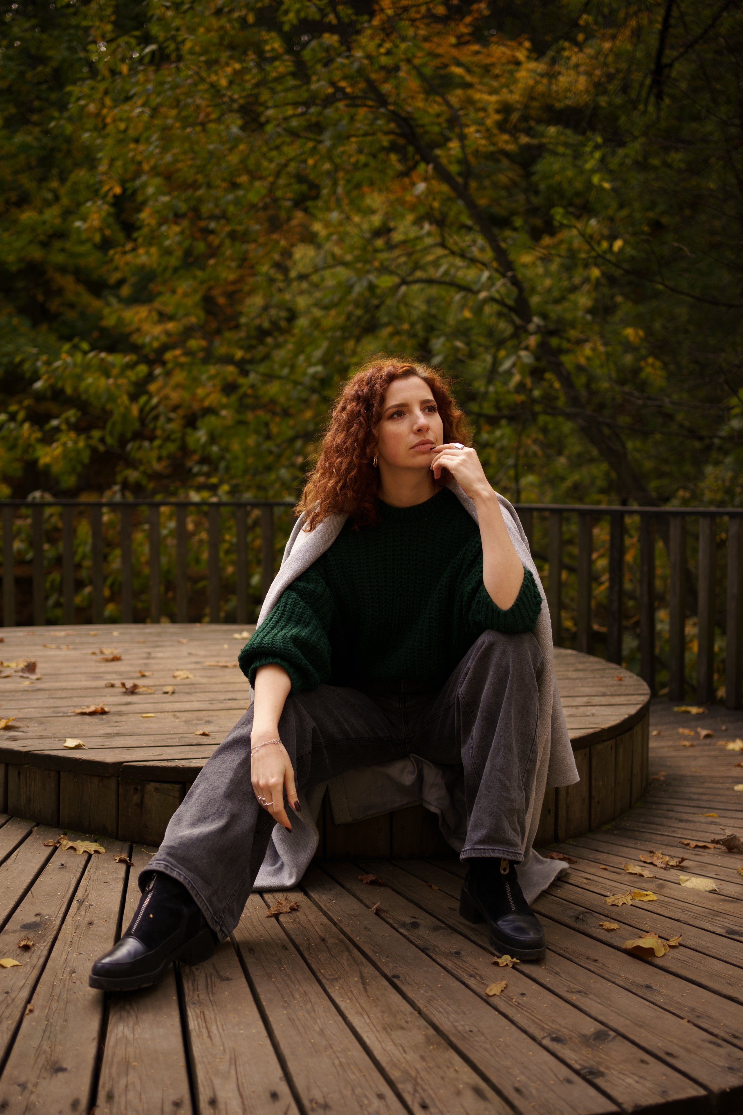 Осенняя прогулка с Александрой. Женский фотограф в Москве Кристина Чечина