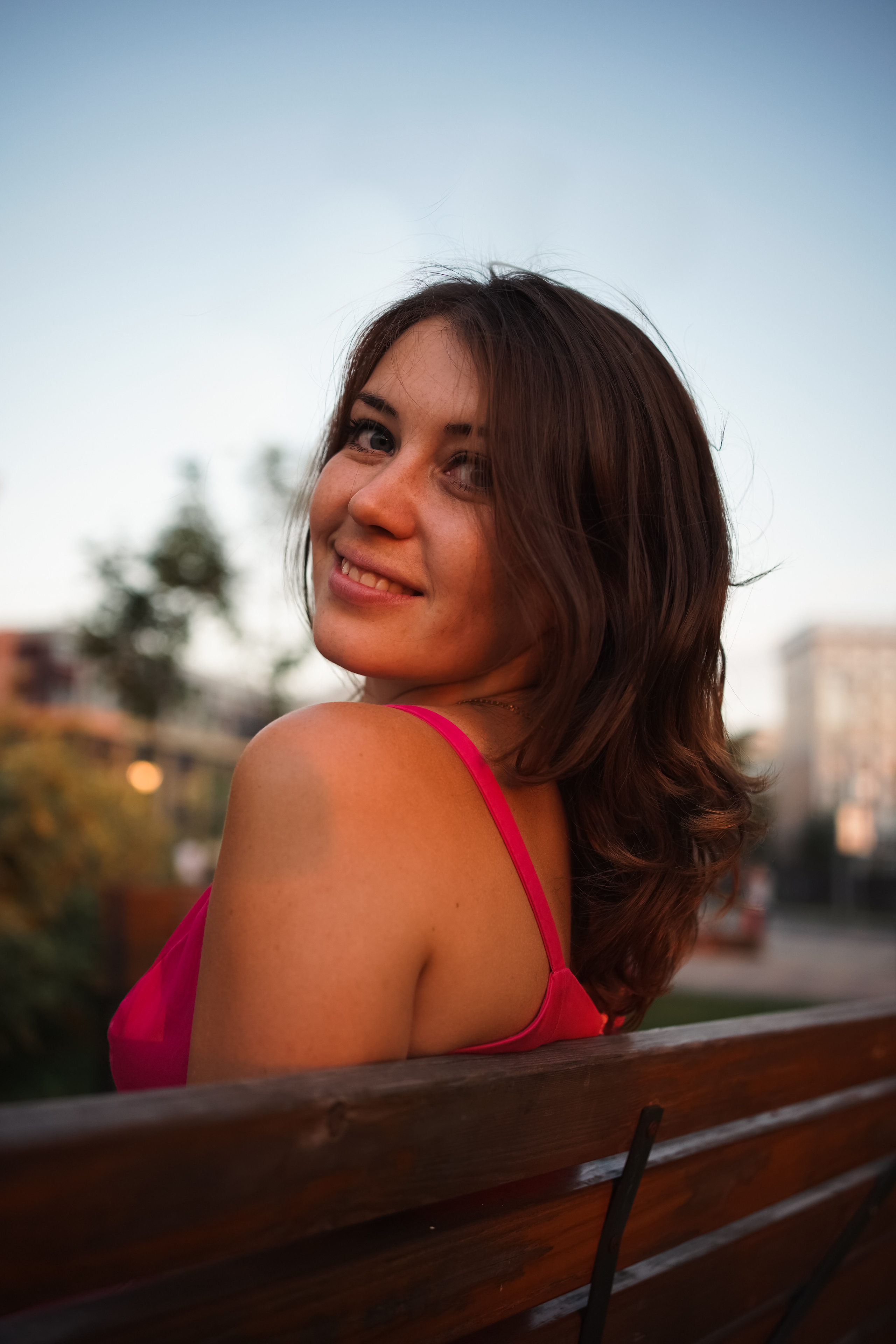 Закатная съемка с Ксюшей. Женский фотограф в Москве Кристина Чечина