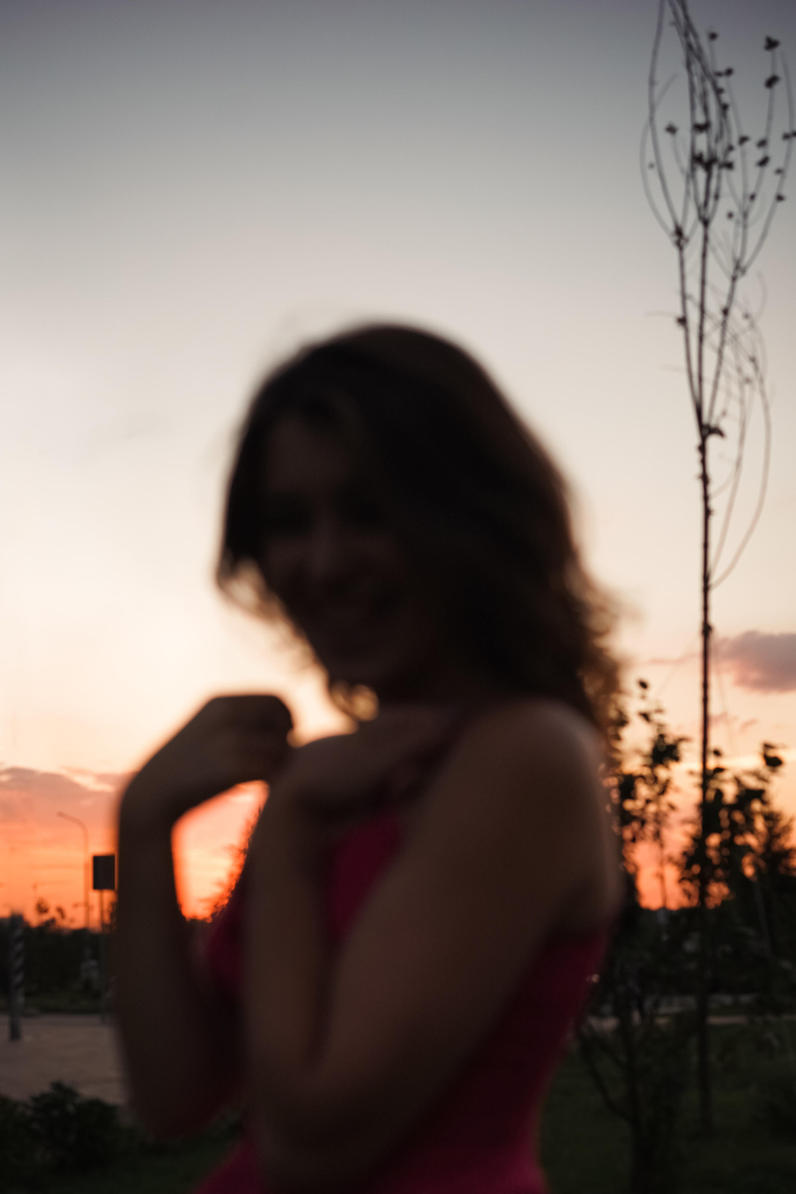 Закатная съемка с Ксюшей. Женский фотограф в Москве Кристина Чечина