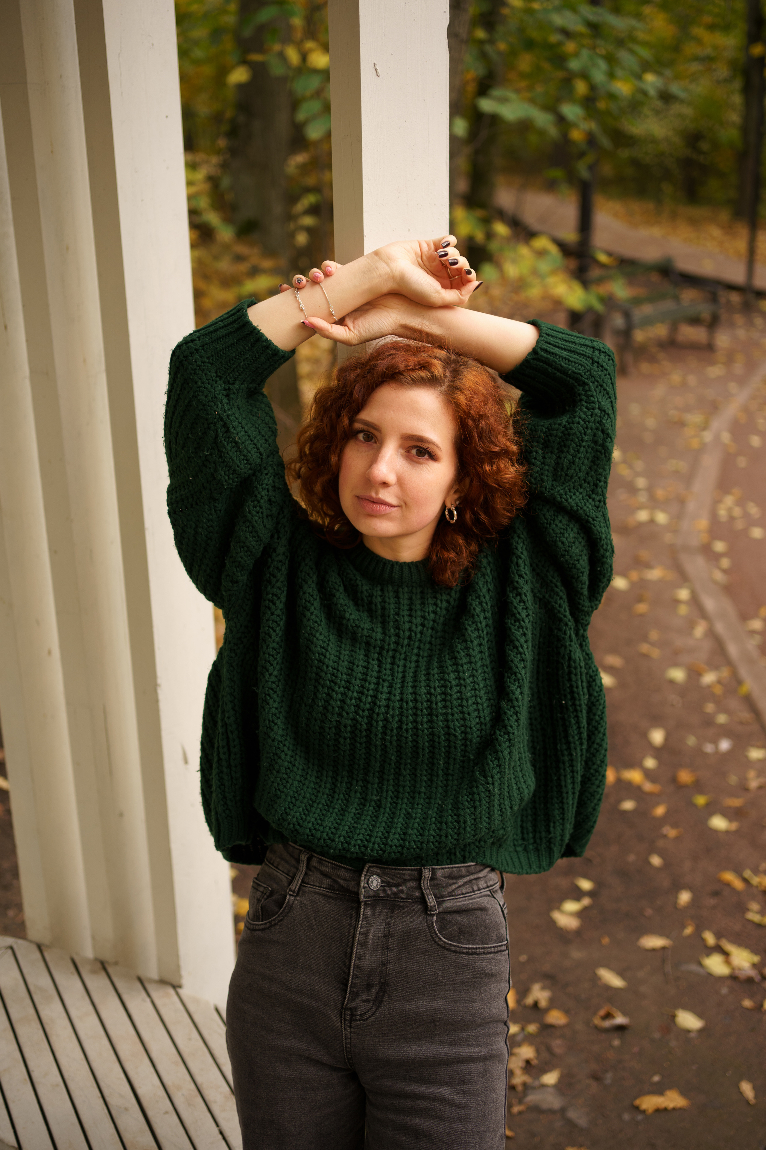 Осенняя прогулка с Александрой. Женский фотограф в Москве Кристина Чечина