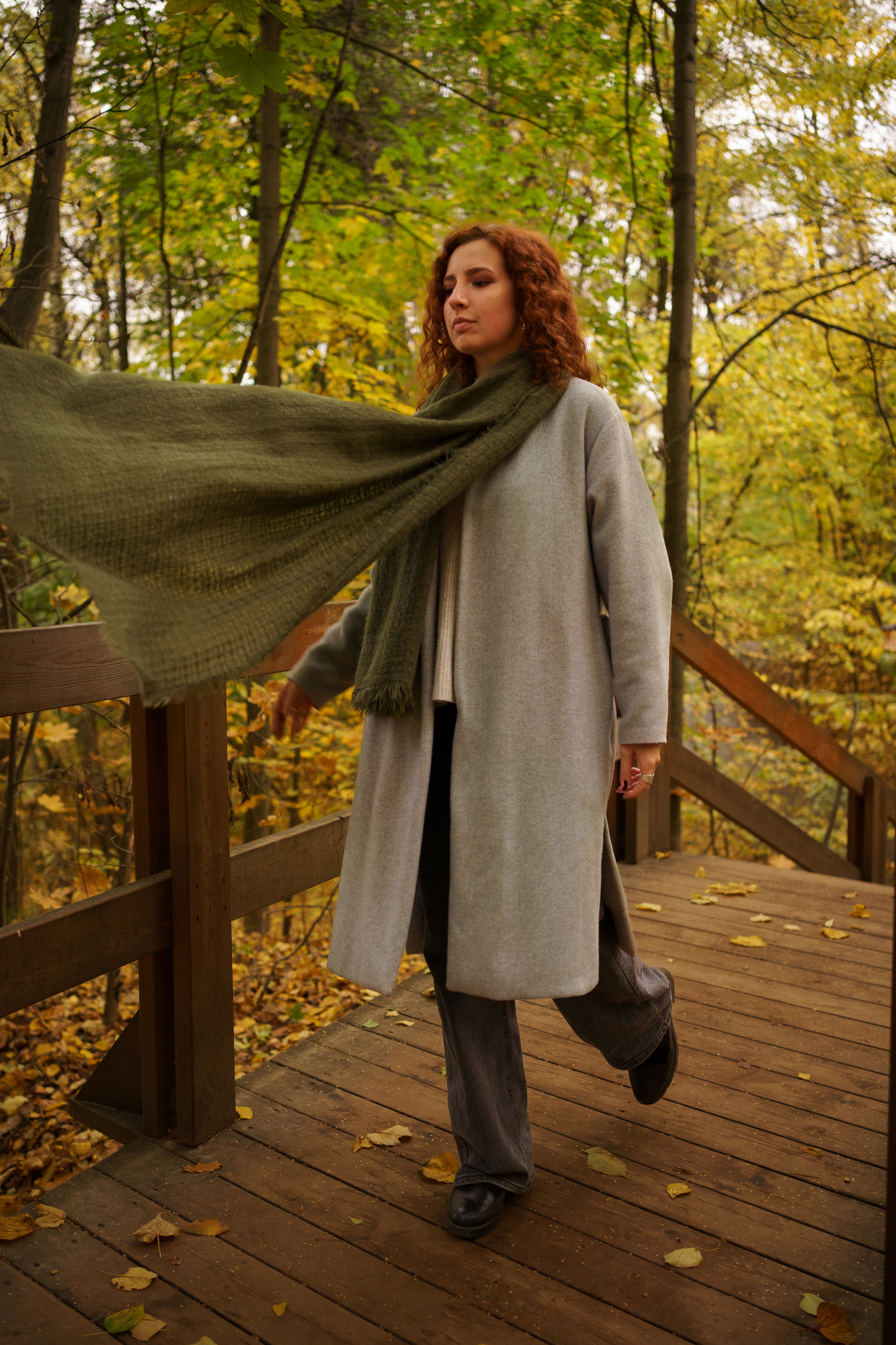 Осенняя прогулка с Александрой. Женский фотограф в Москве Кристина Чечина